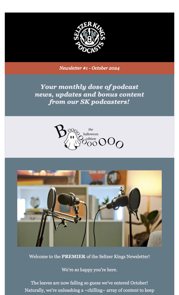 Newsletter #1 - October 2024