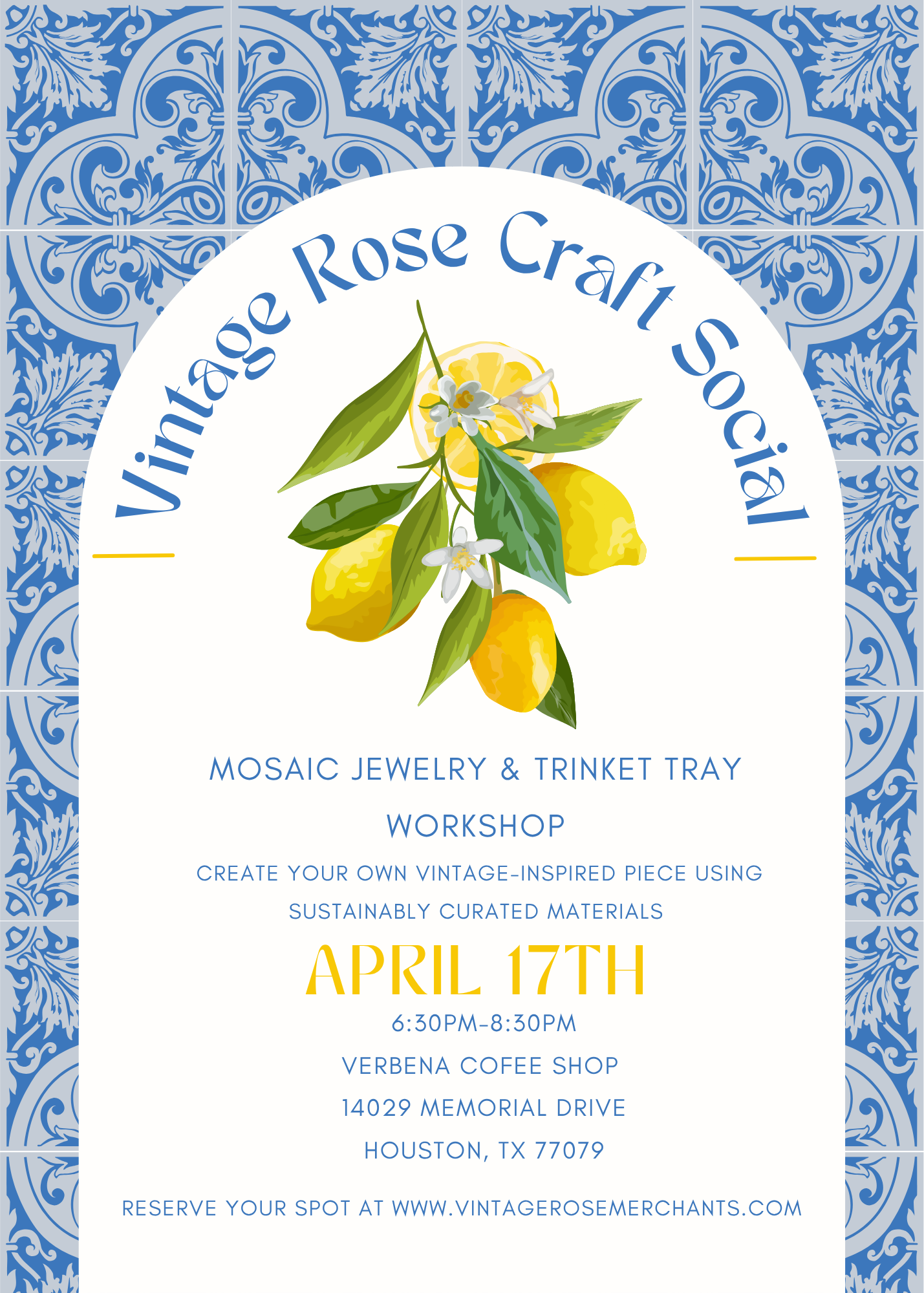 VRM Summer Social- Mosaic Trinket Tray