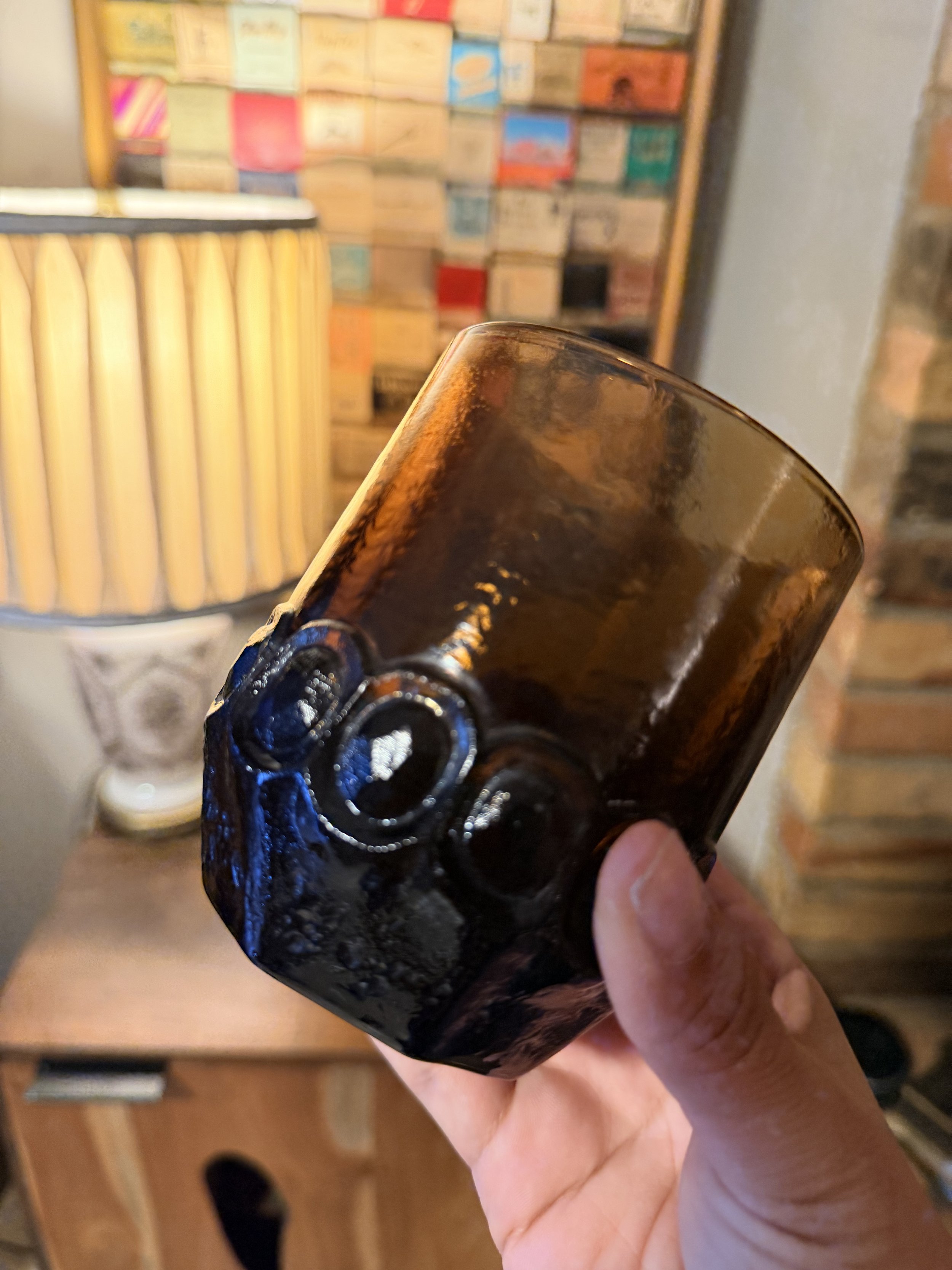 Amber Cocktail Goblets - Set of 2