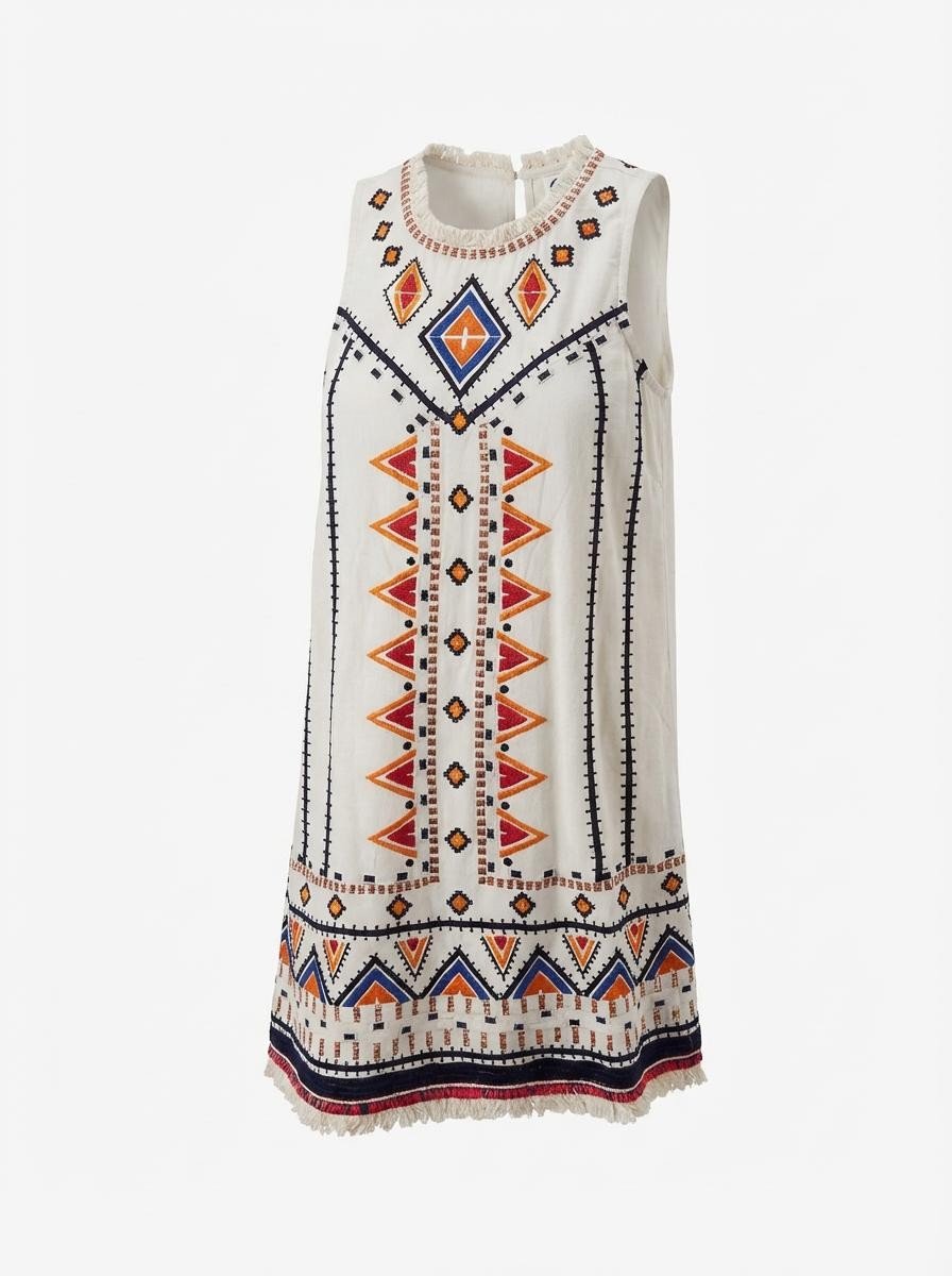 Anthropologie Akemi + Kin Reagan Embroidered Shift Dress Size 0