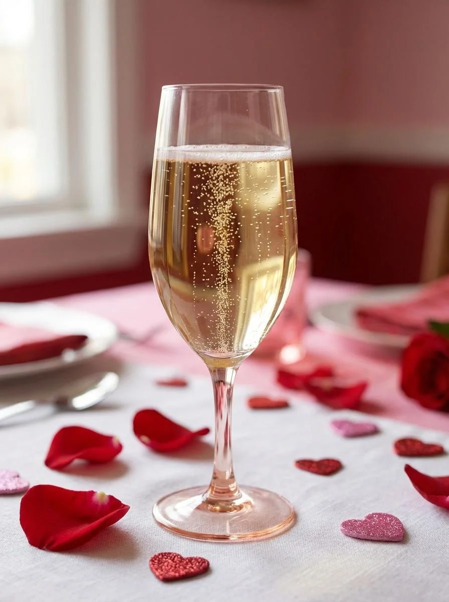 Arcoroc France Luminarc Pink Stem Water Goblets Blush Rose Large 14 oz. Wine Glasses