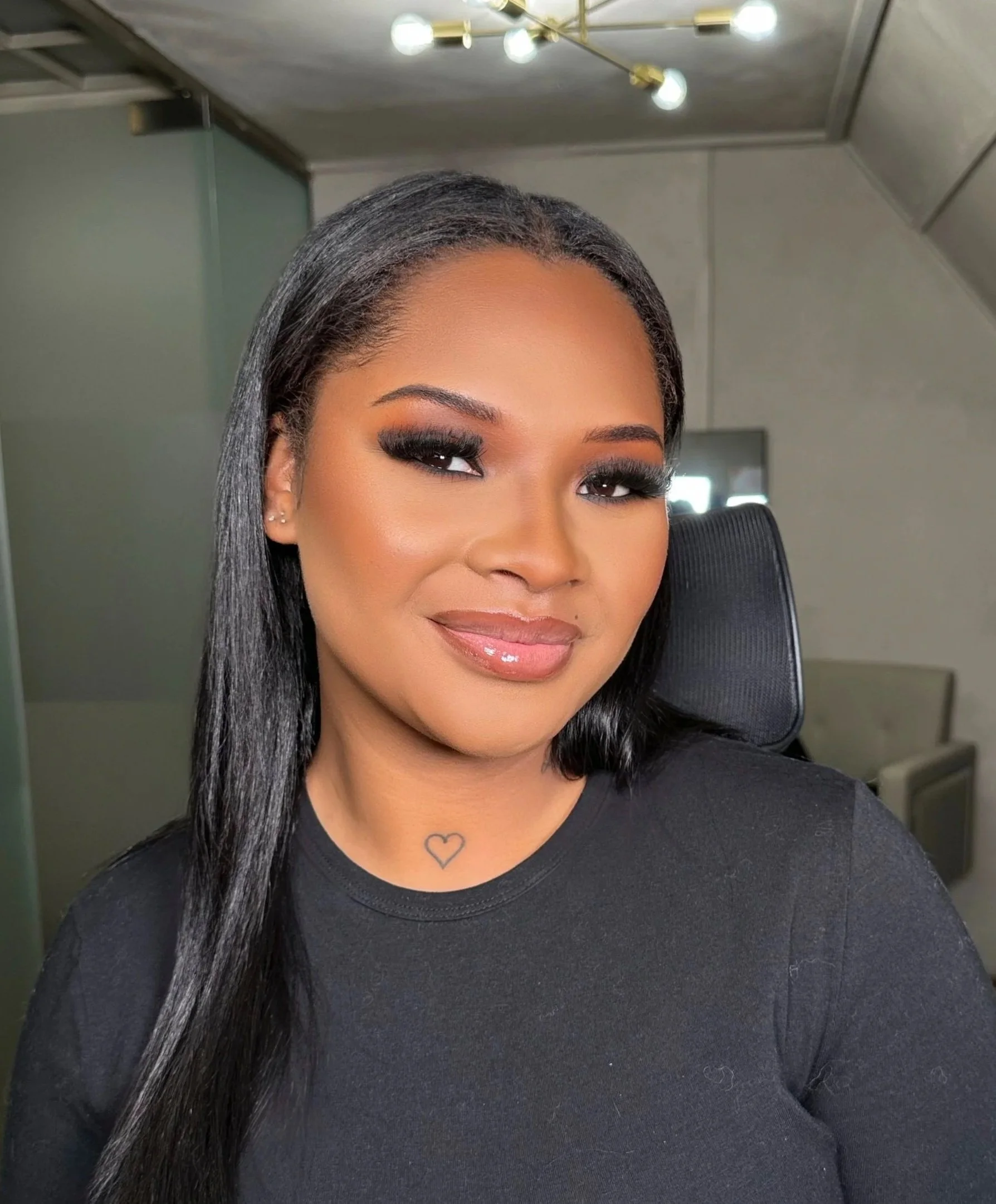 Luxe Buttercup Glam- Natural matte or glowy Soft Glam. This glam can be learned step by step with the Online Makeup Academy Soft Glam Artistry Course (Includes 5 looks). 