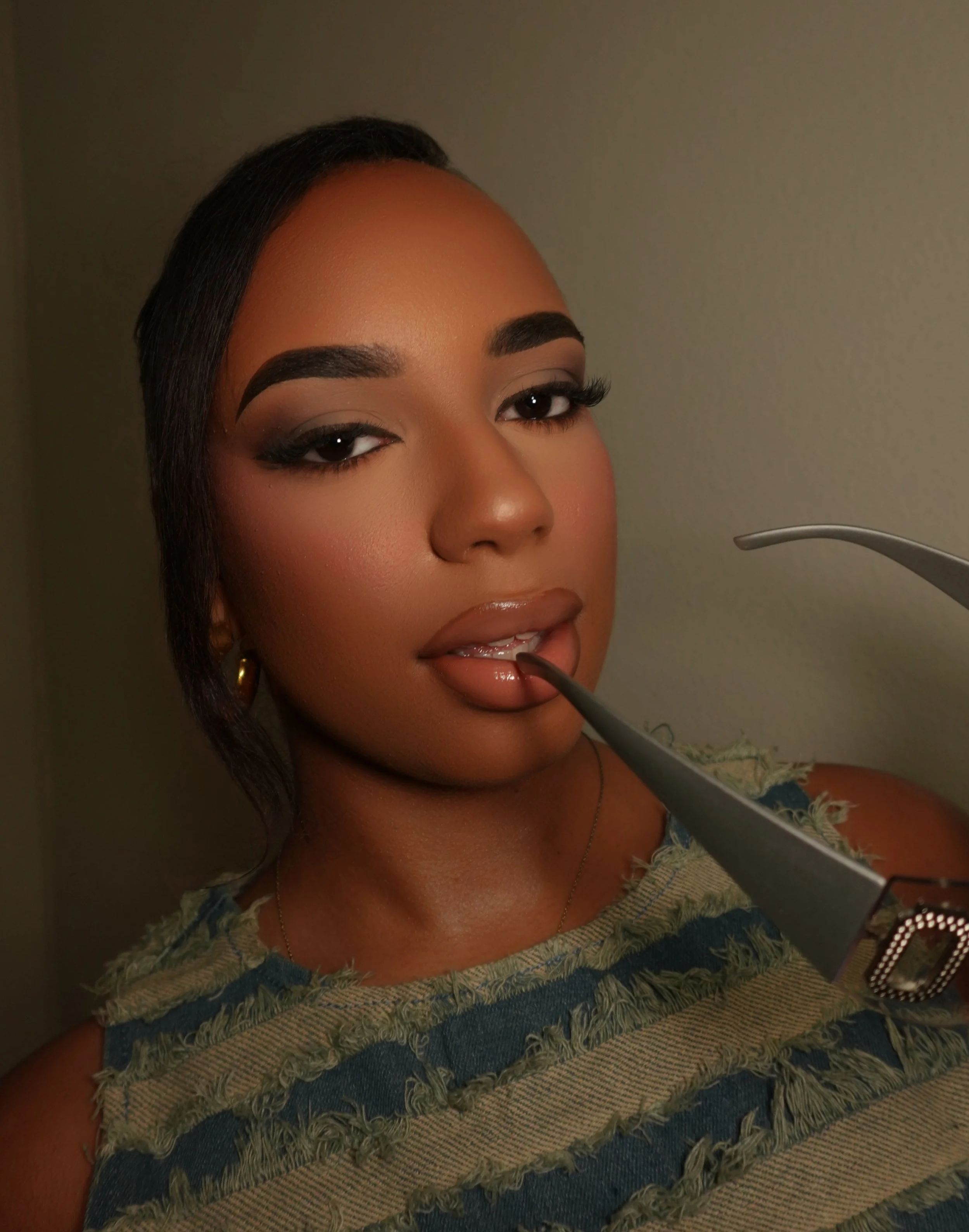 Luxe Baby Doll Glam- My signature full coverage soft glam. This glam can be learned step by step with the Online Makeup Academy Soft Glam Artistry Course (Includes 5 looks). 