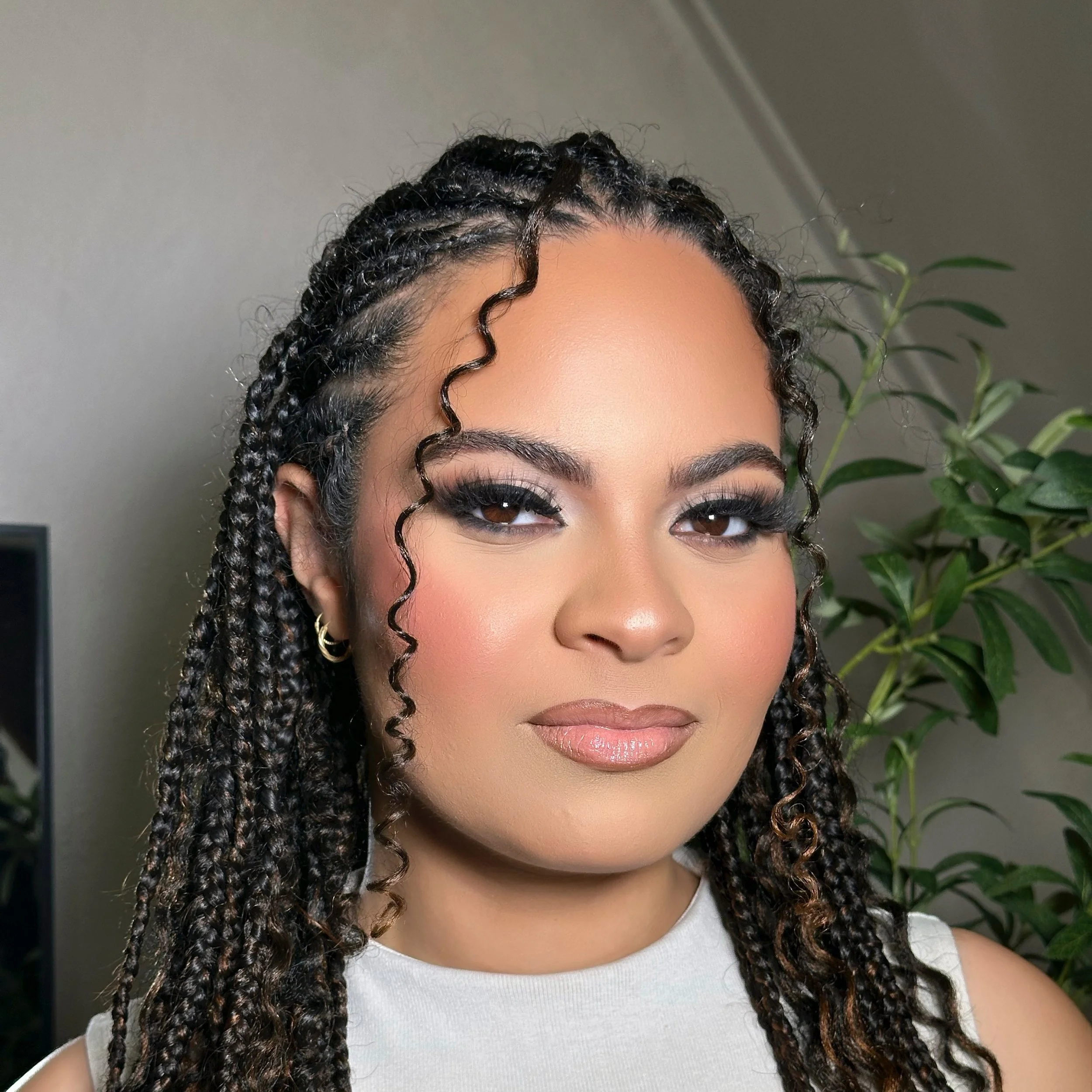 Luxe Baby Doll Glam- My signature full coverage soft glam. This glam can be learned step by step with the Online Makeup Academy Soft Glam Artistry Course (Includes 5 looks). 