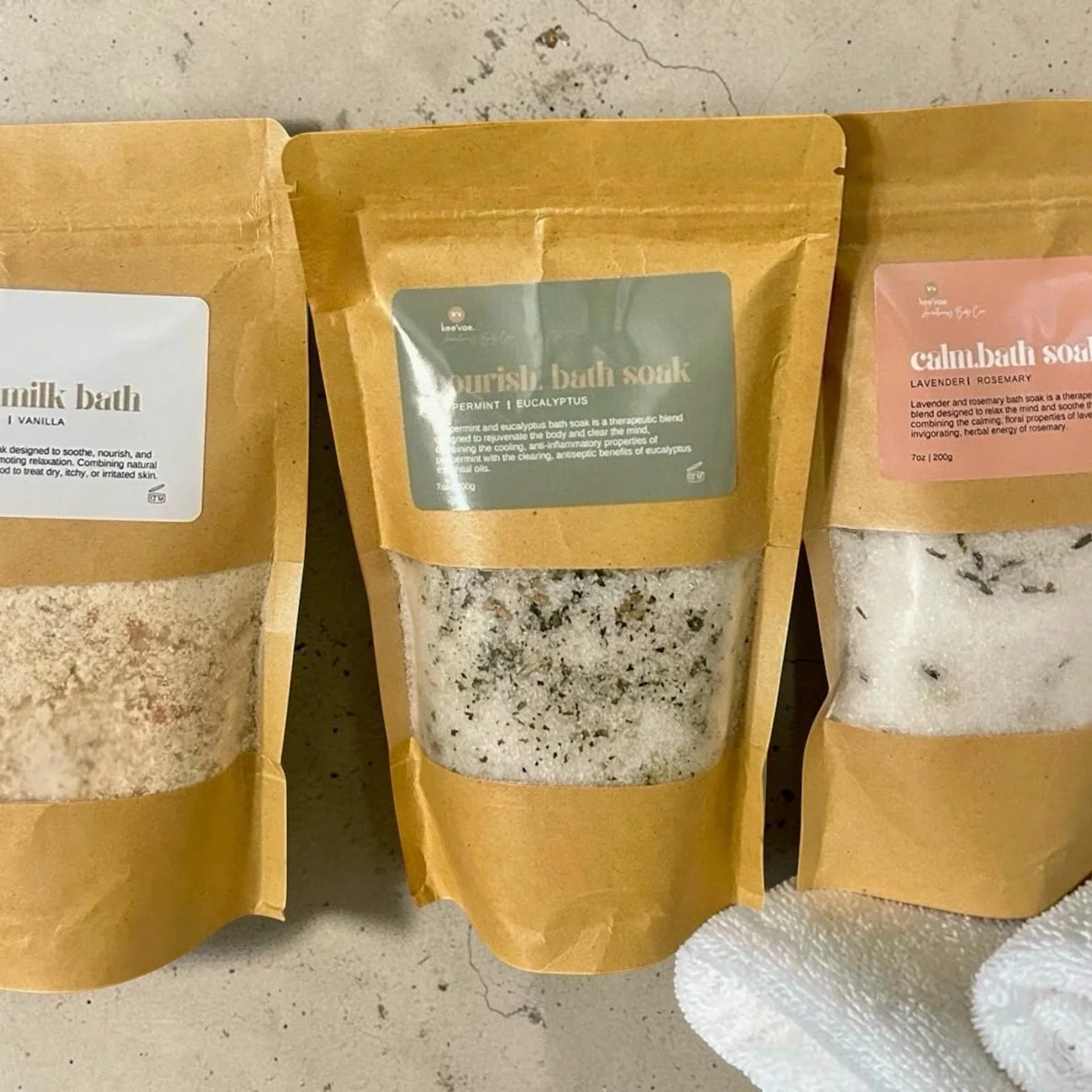 3 Set Bath Soaks