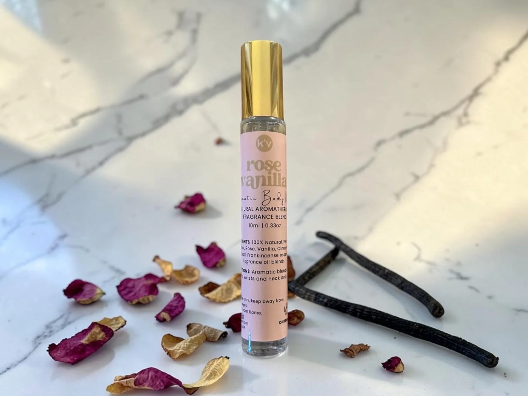 Rose Vanilla Aromatic Body Mist Spray