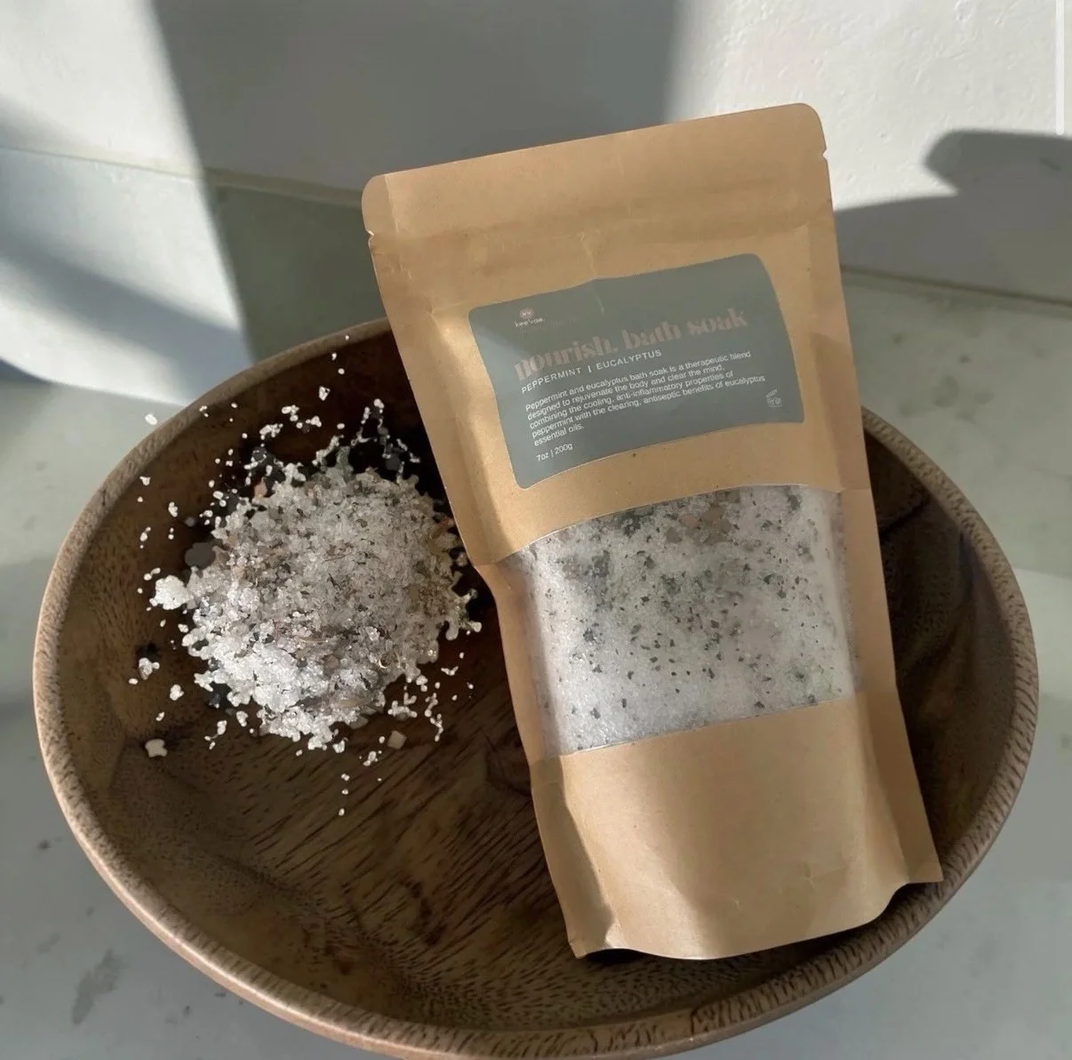 Nourish. peppermint & eucalyptus Bath Soak