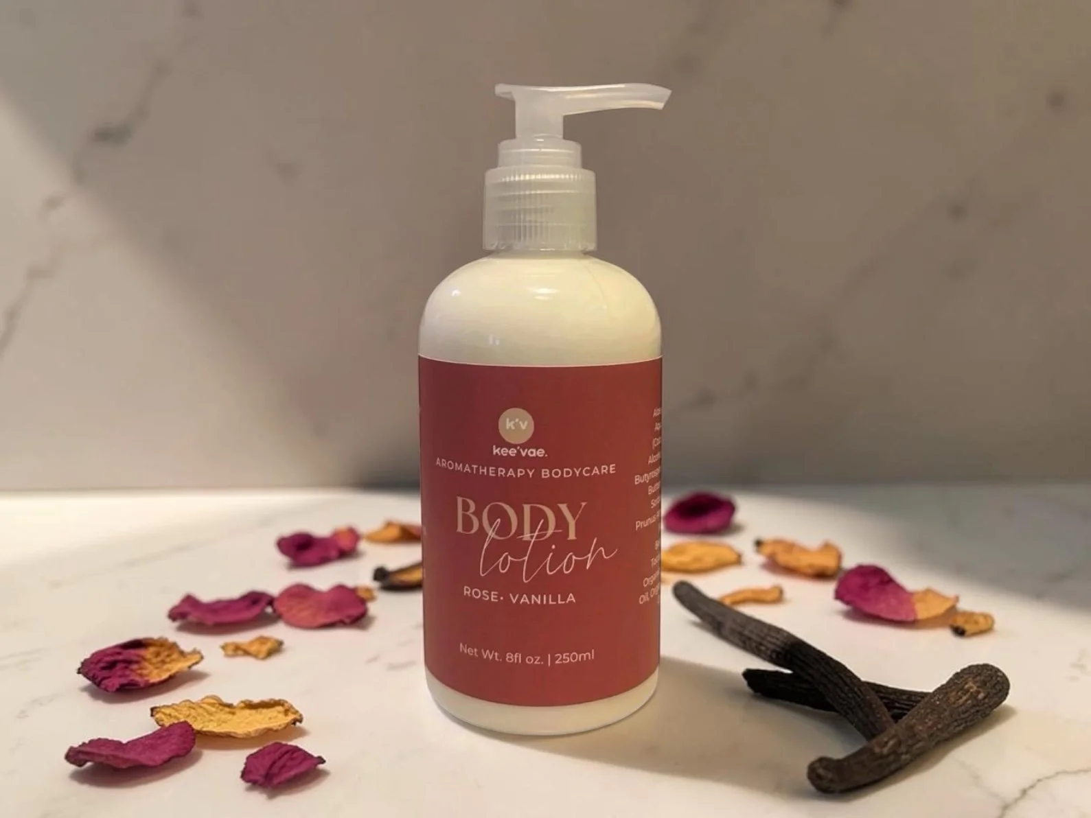 Rose • Vanilla  Body Lotion 8oz