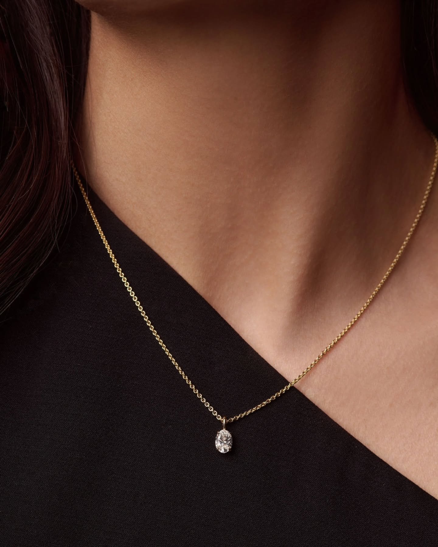 The one you&rsquo;ll end up wearing with everything.

1ct lab-grown oval diamond, made, set, and finished in our studio.

No special occasion needed.

#labgrowndiamond #diamondnecklace #handmadejewellery #madeinmelbourne #melbournejeweller #australia