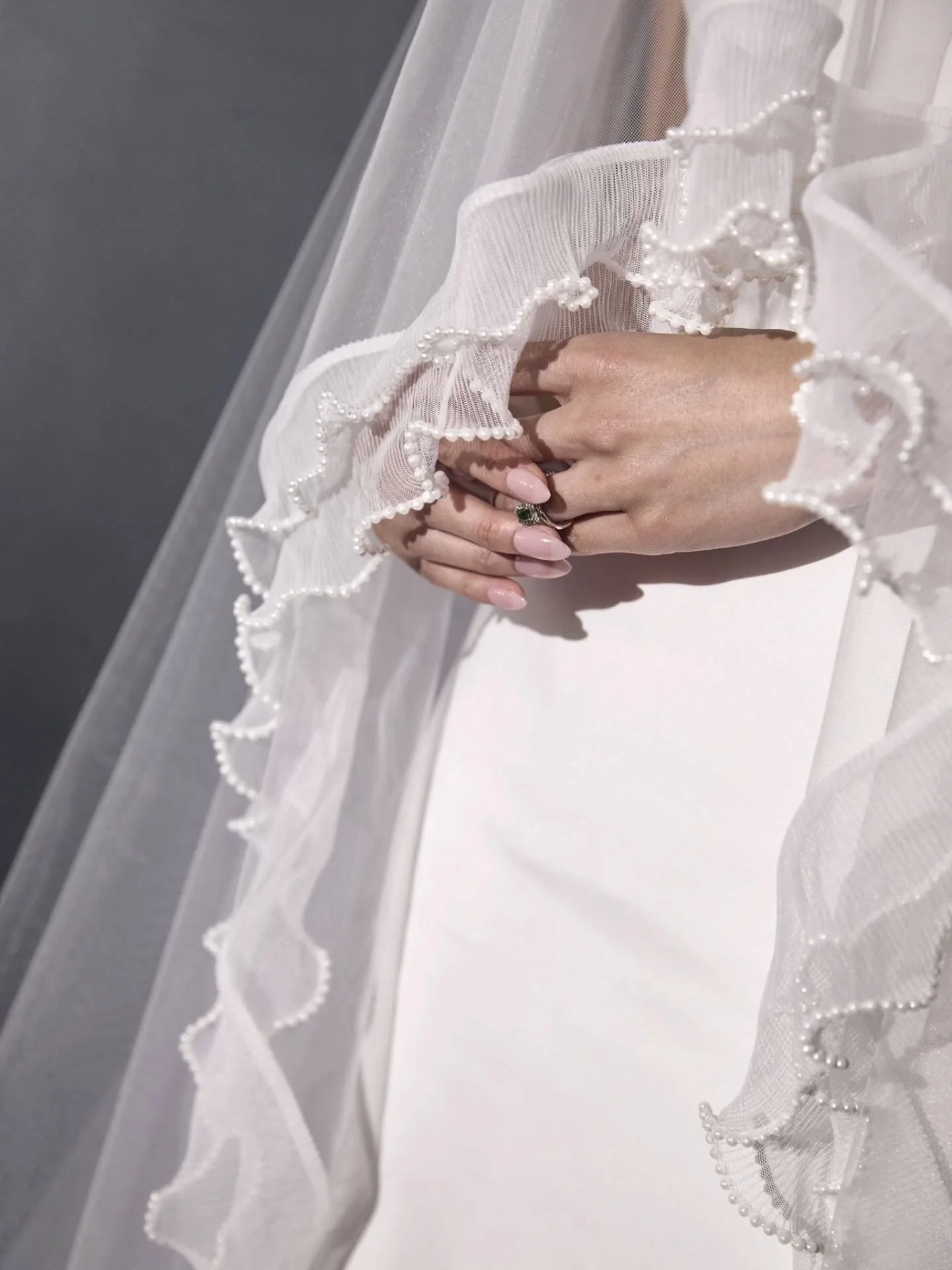 Handmade in Melbourne&rsquo;s west. For the ones who care how it&rsquo;s made &mdash; and who made it. Tink rings look good with @siso.studio.bride veils 💅🏼✨