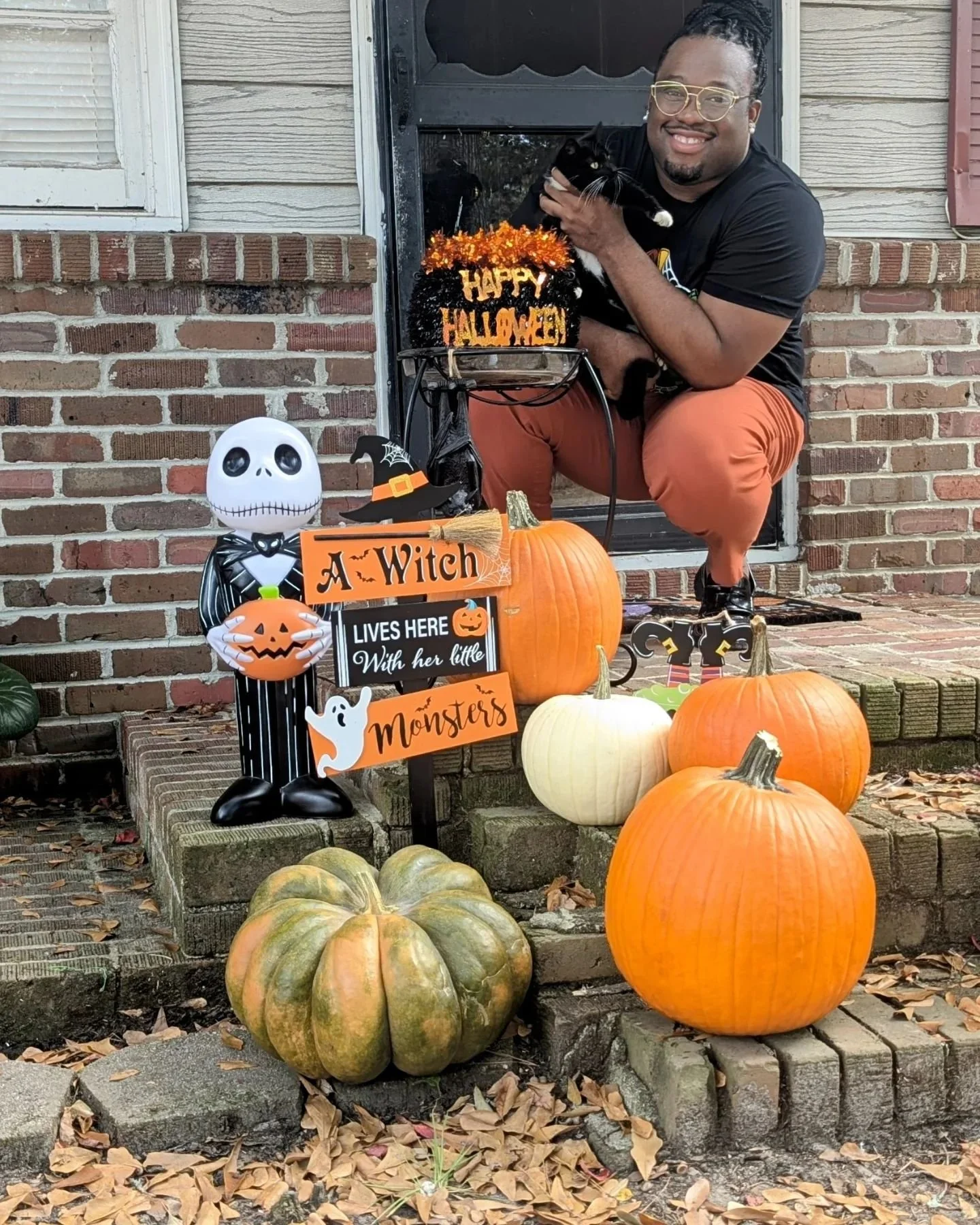 Be safe and enjoy! Happy Halloween from Autumn Knight and I! 

#HalloweenMagic #octoberfun #bootoyou #happyhalloween #trickortreat #blackcat #10/31 #designsbypearls