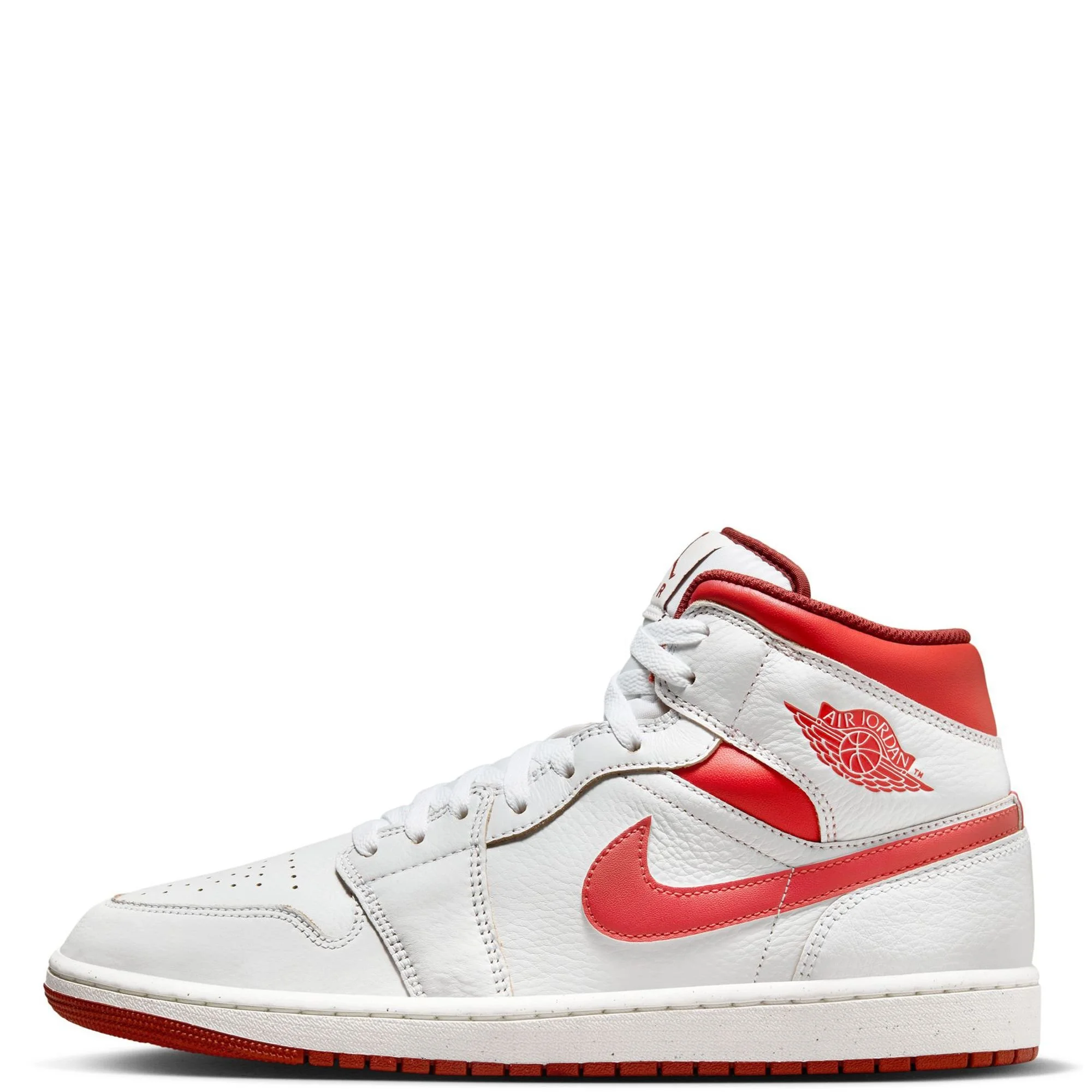 Air Jordan 1 Mid SE - White/Lobster-Dune Red-Sail