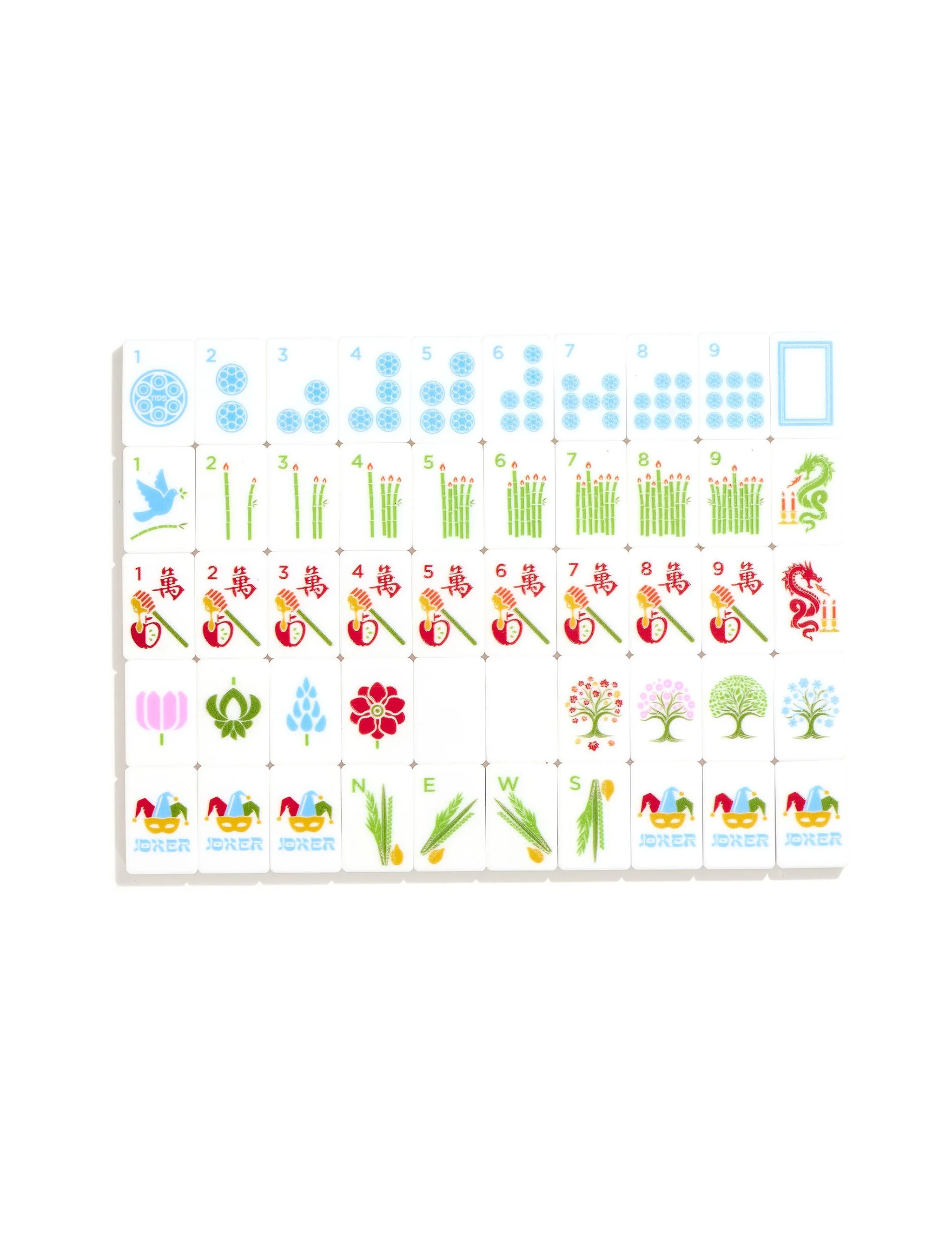 The Chagim Jewish Holidays Mahjong Tile Set