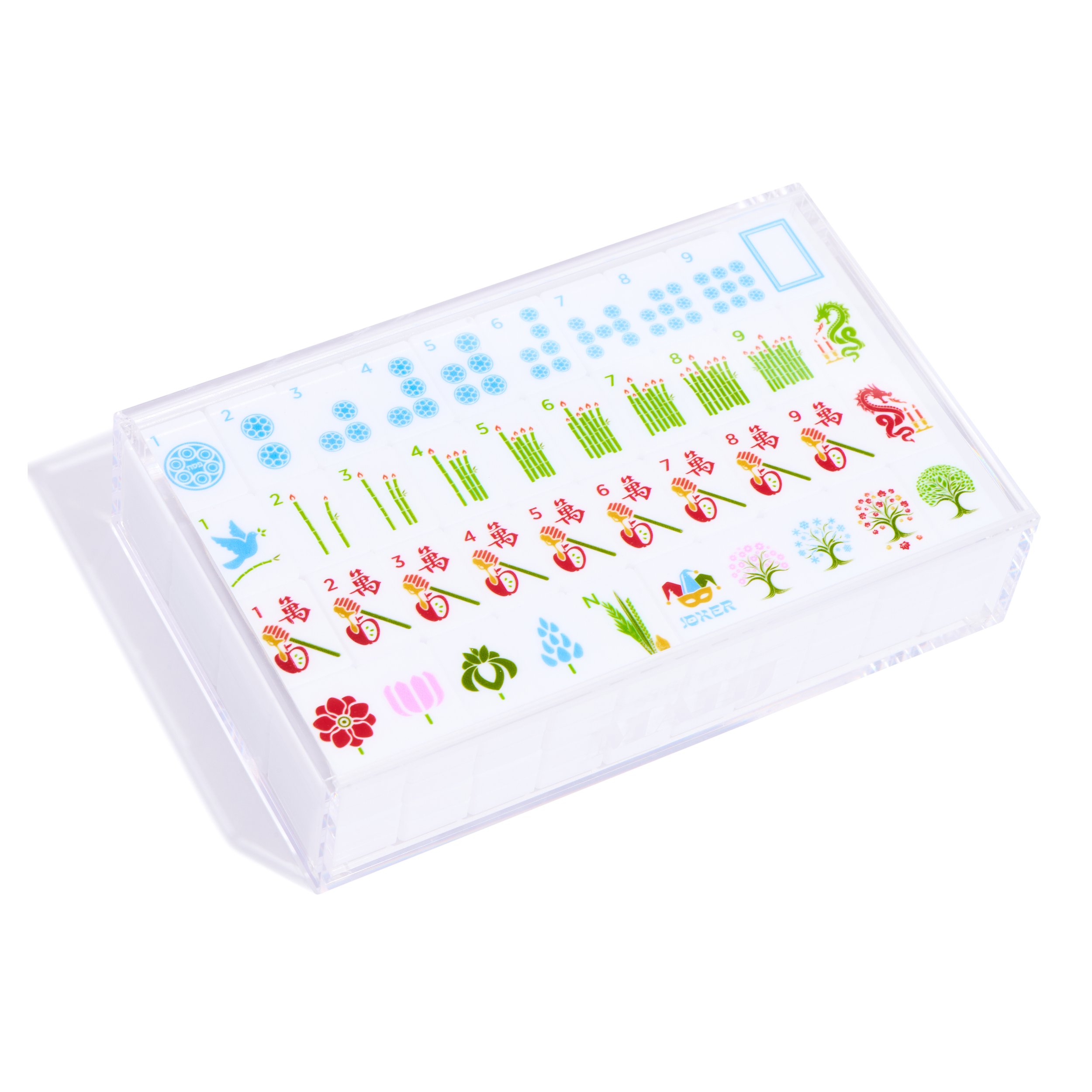 Chagim mahjong Jewish tile set in acrylic box.jpg