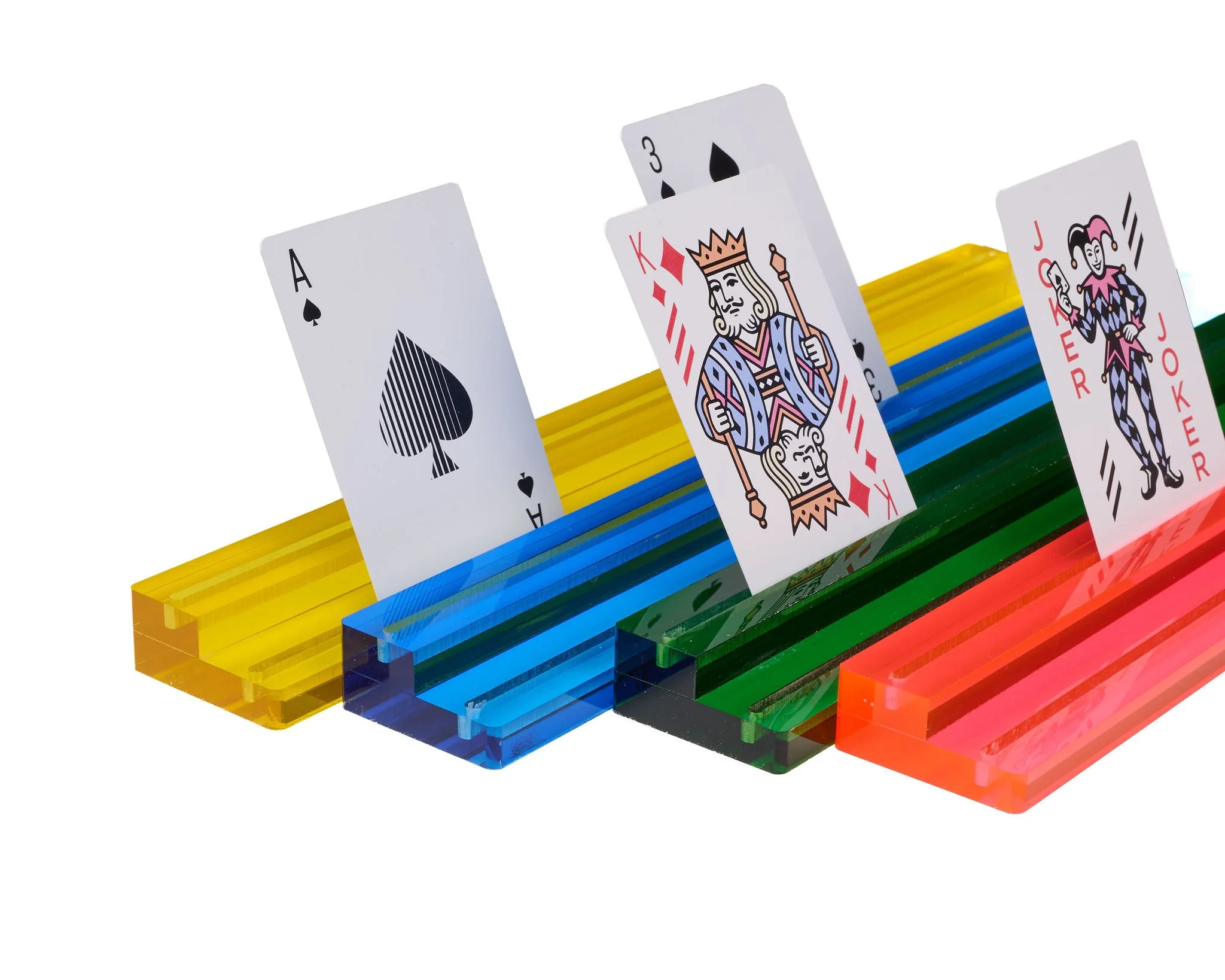 Acrylic Playing Card Holders