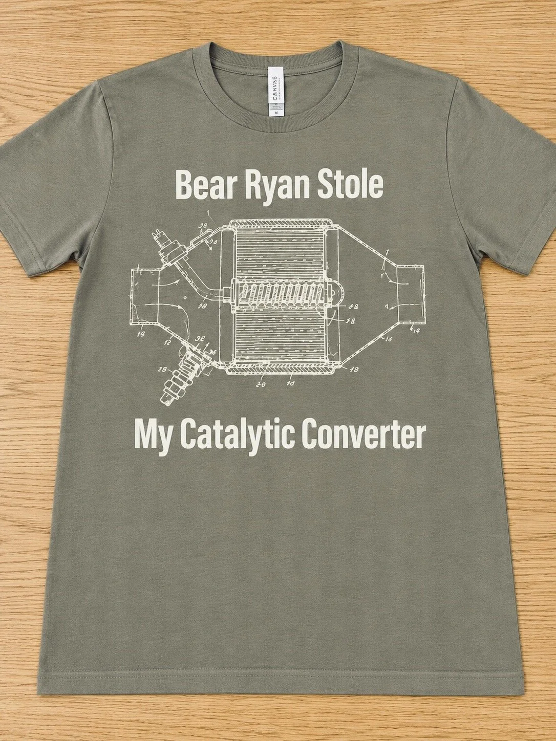 Bear Ryan Catalytic Converter T - Shirt