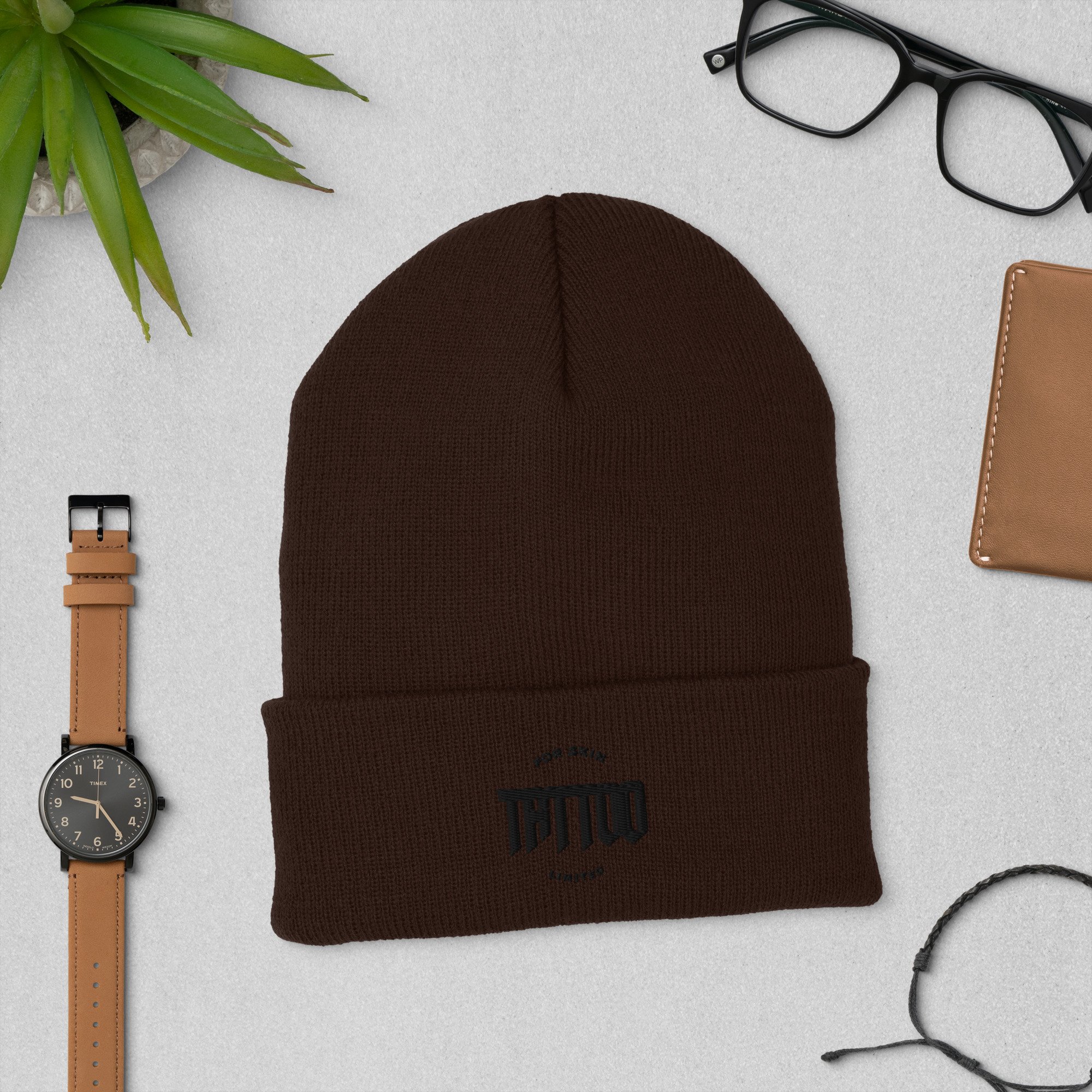 cuffed-beanie-brown-front-66a75a6f4a9ae.jpg