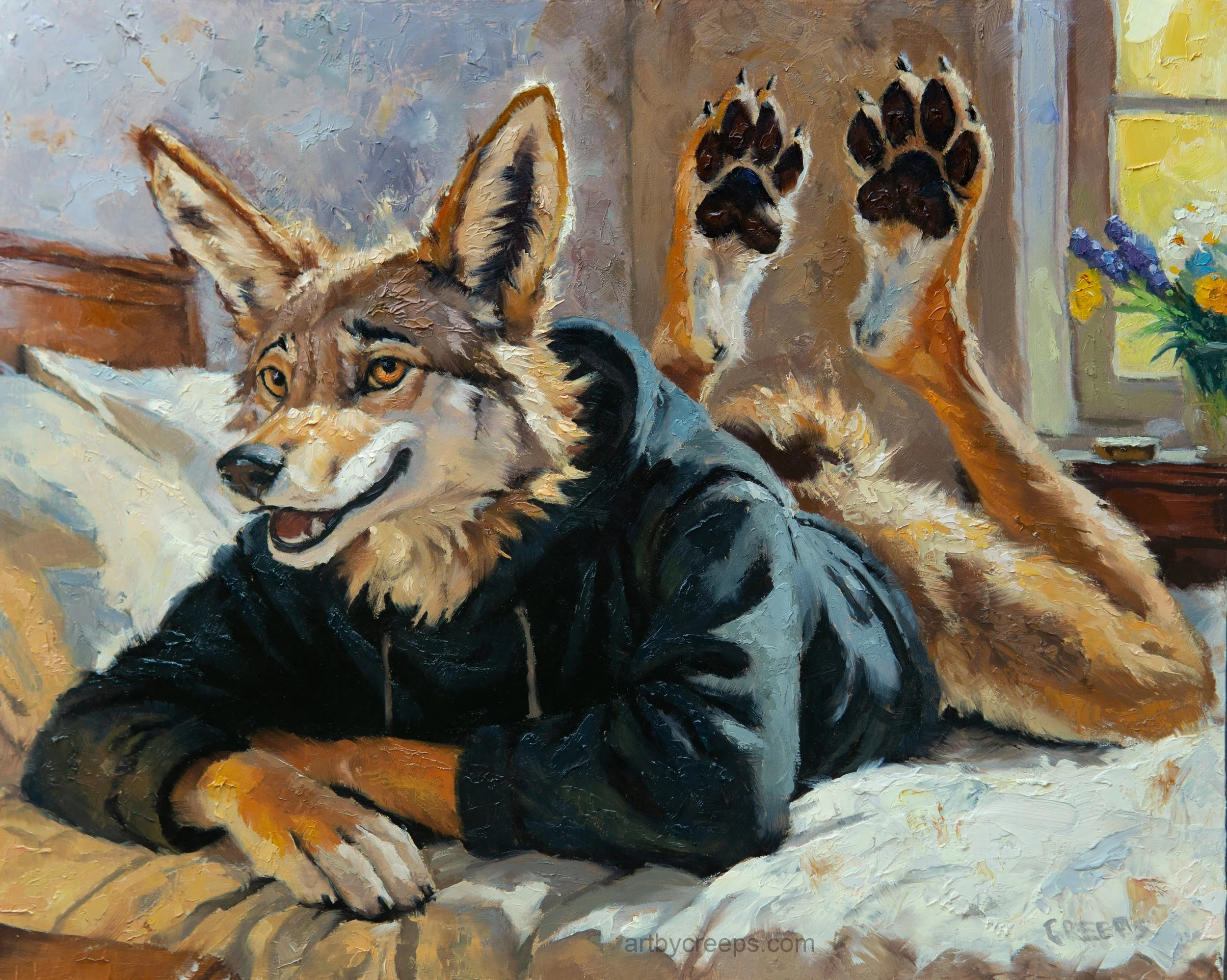 Coyote Paws Print