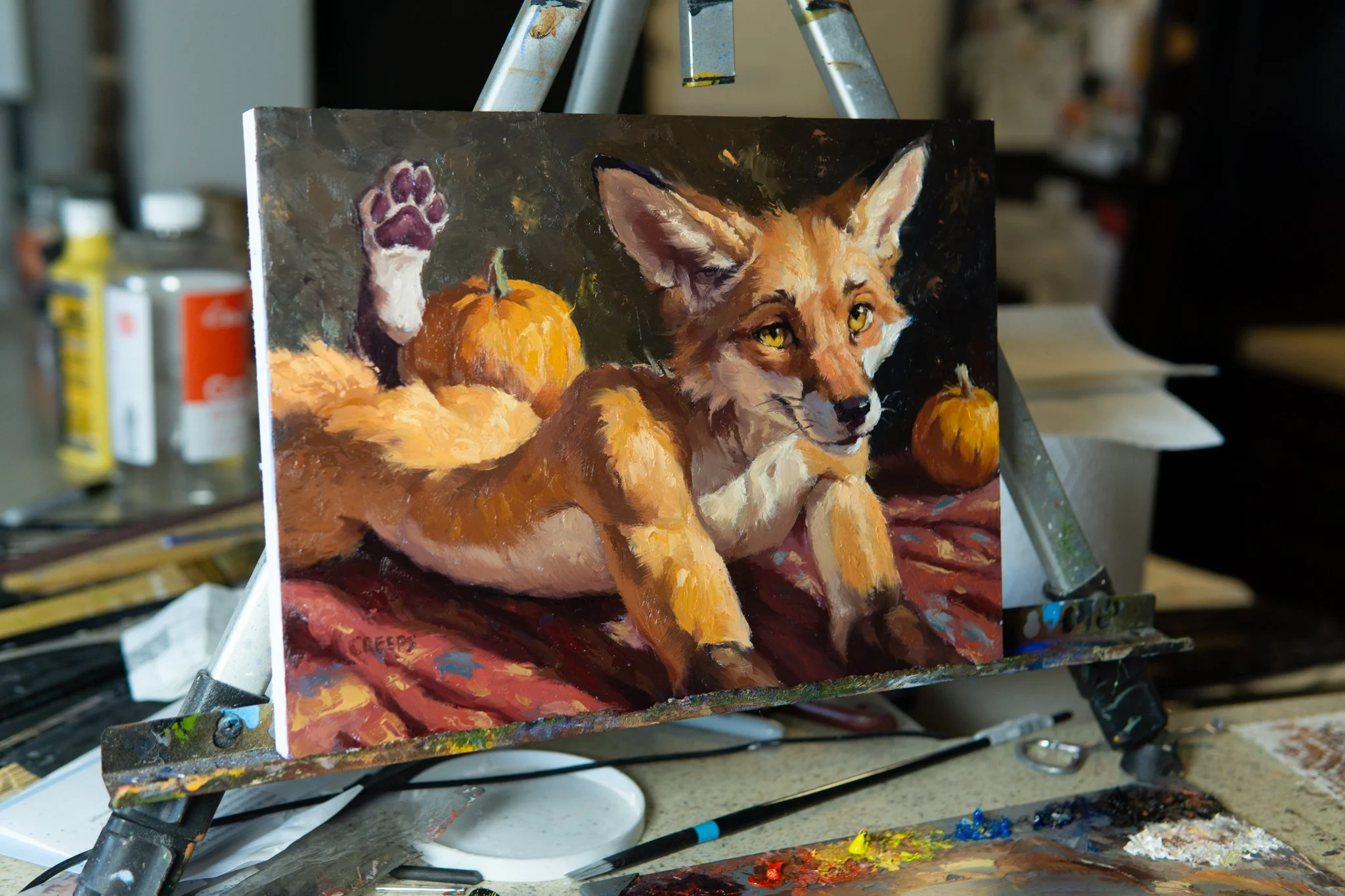 Fox and Pumpkins CU-1.jpg