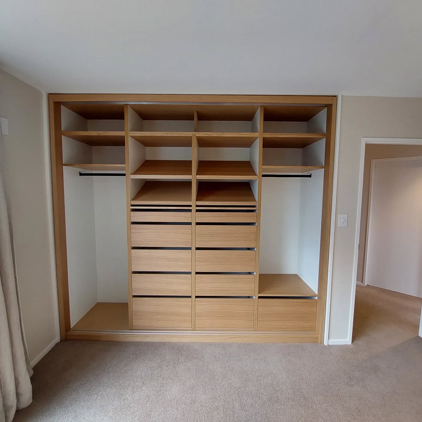American Oak wardrobe almost completed. 

#wardrobe 
#madeinnewzealand 
#dreamscancometrue