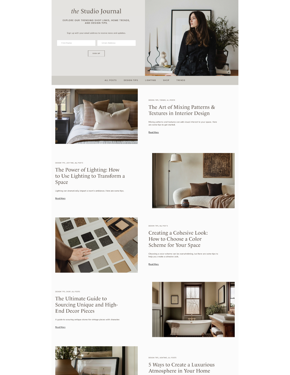Blog Page