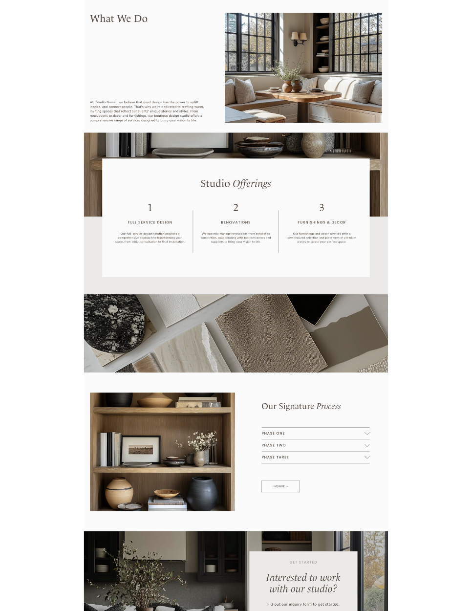 Services Page