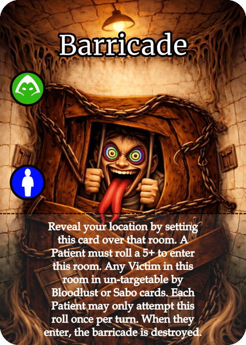 Barricade card