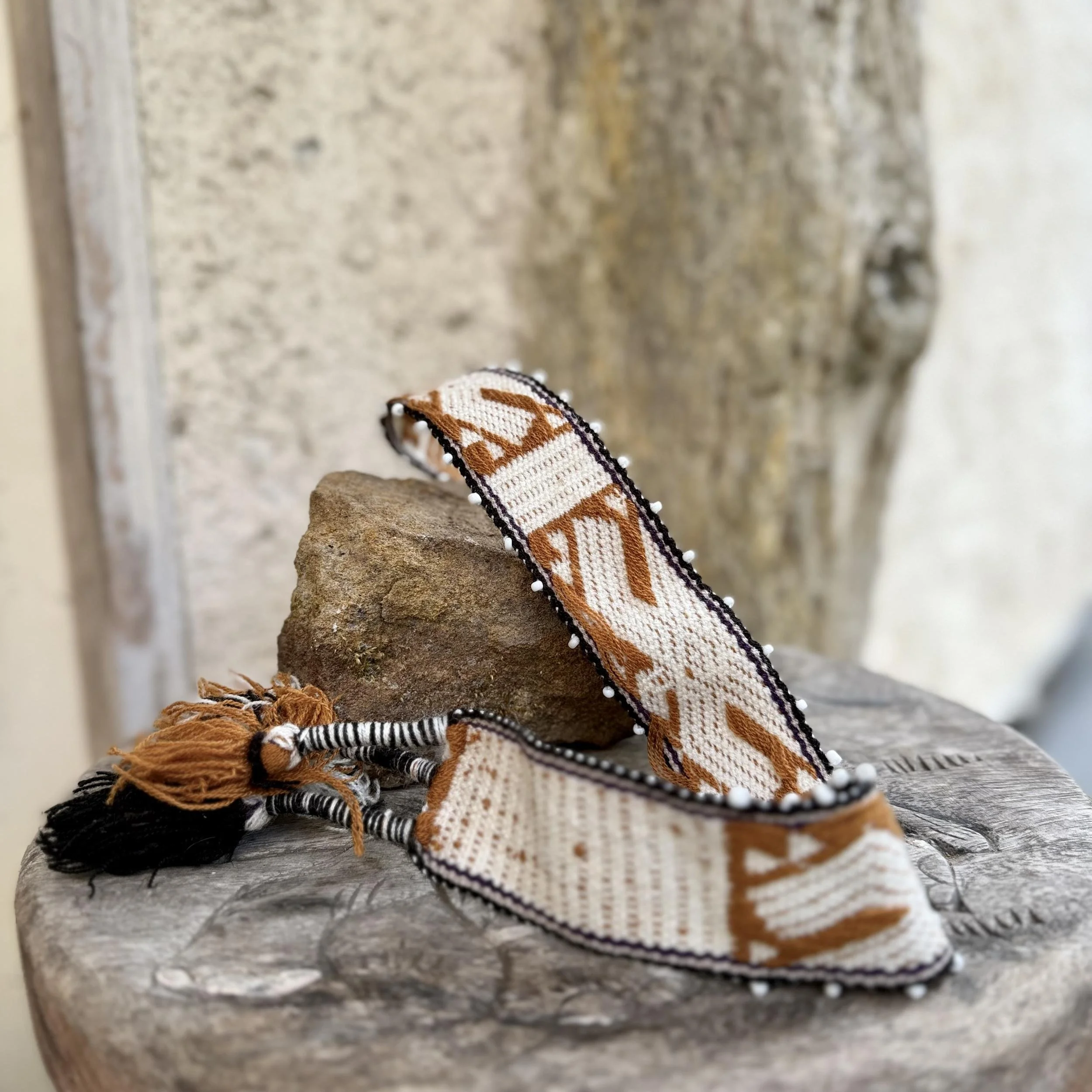 Handcrafted Peruvian Hat Band #4