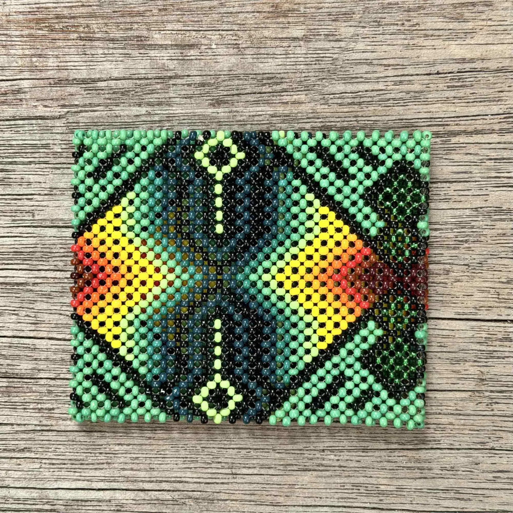 Huni Kuin Beaded Cuff — Heart of the Forest