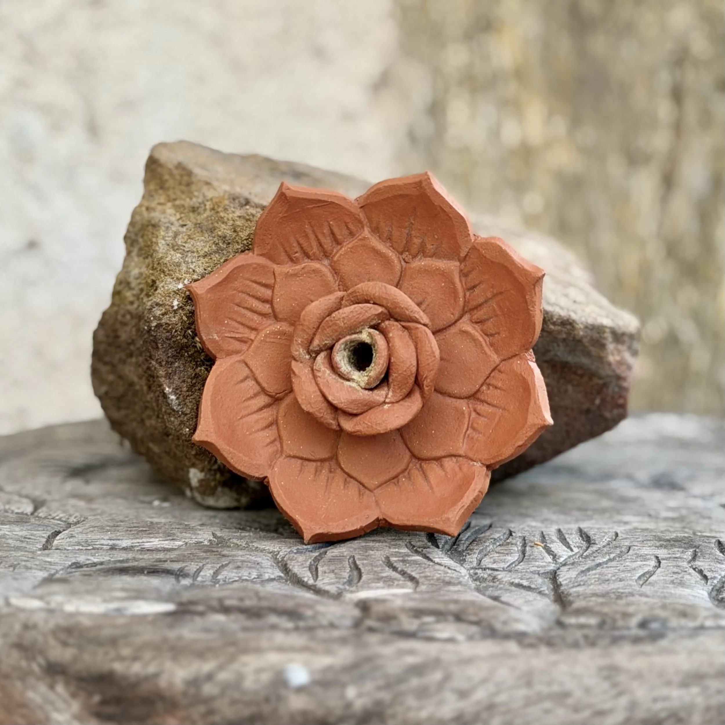 Incense holder - Ceramic Lotus