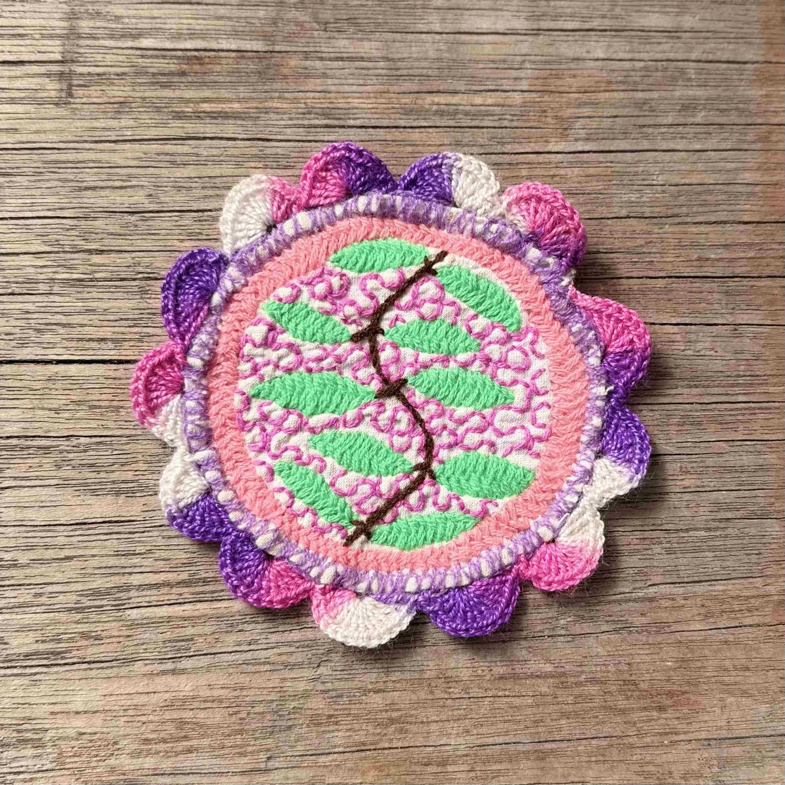 #2 Handmade shipibo-conibo mini altar cloth