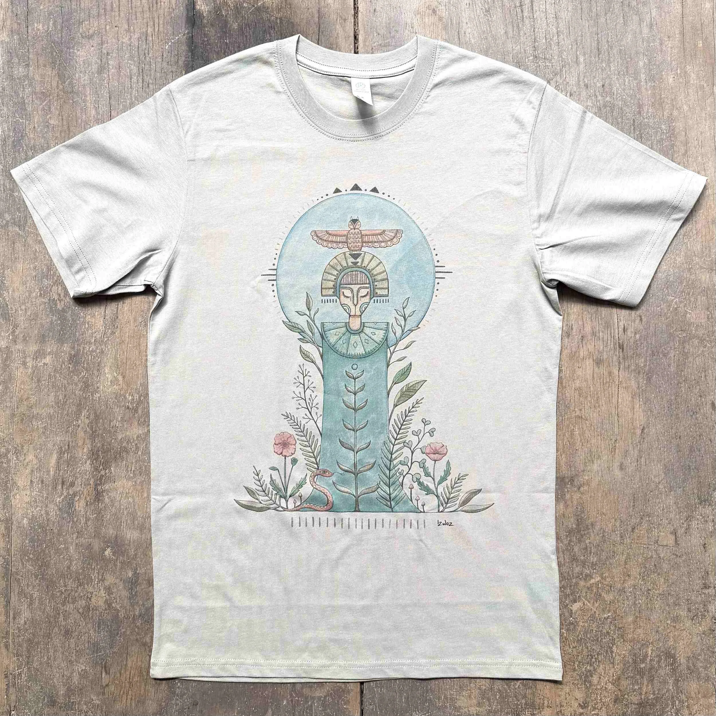 Garden Guardian Organic T-Shirt Granite