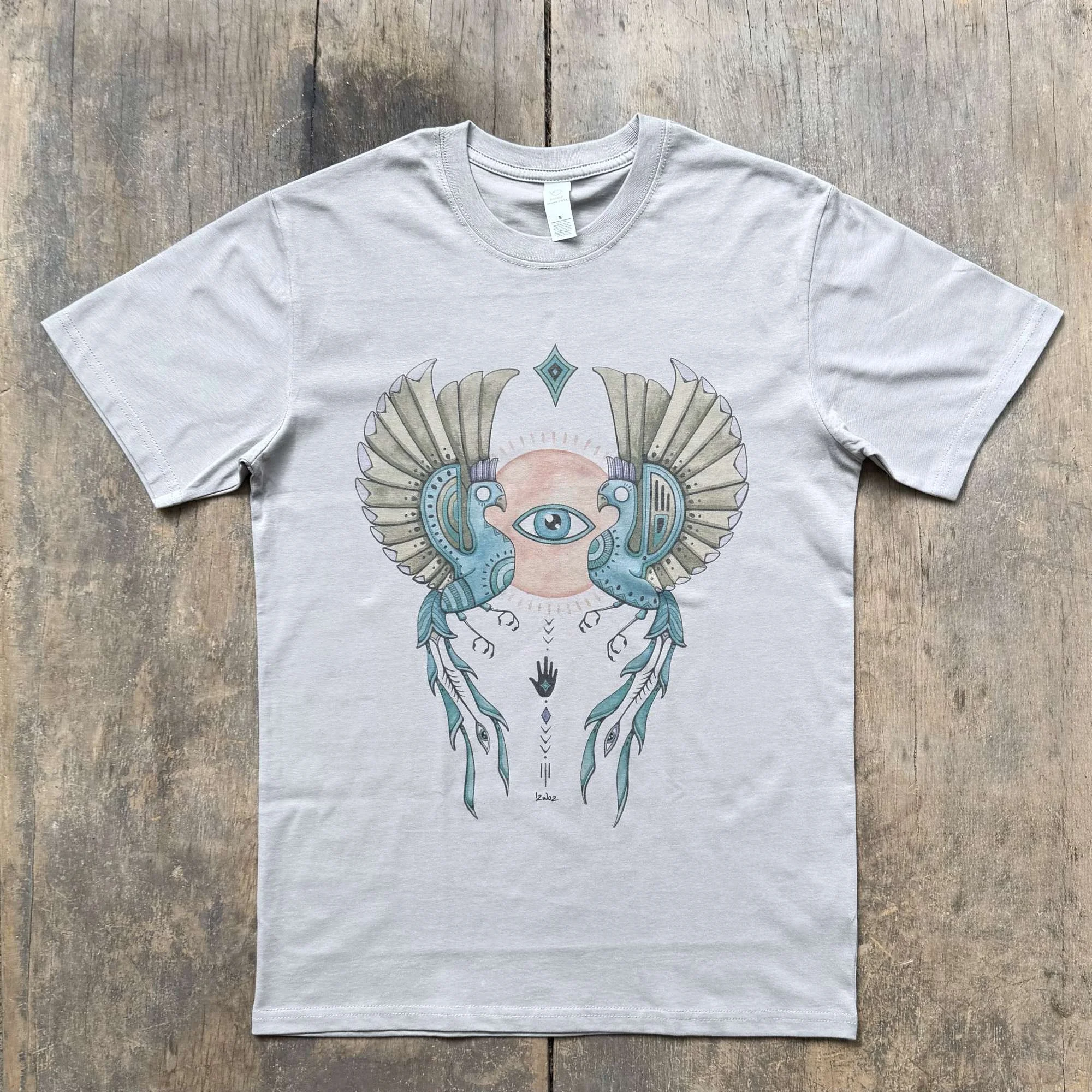 Gatekeepers Gaze Organic T-Shirt Granite