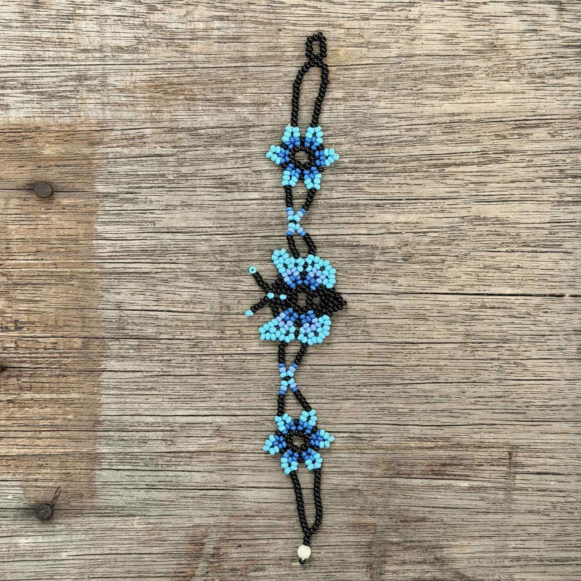 Yawanawa Beaded Bracelet — Flowers of the Night Sky
