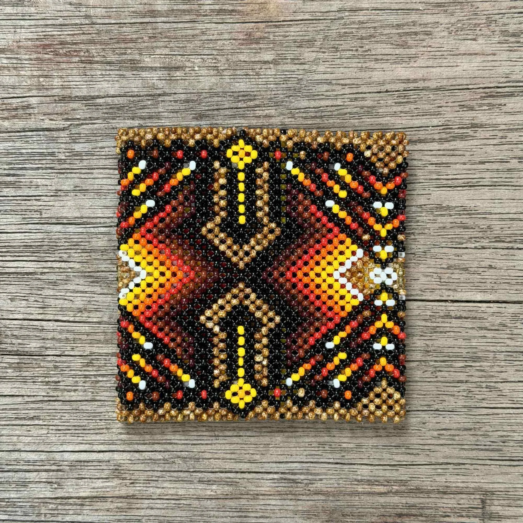 Yawanawa Beaded Cuff — Spirit of the Sacred Serpent