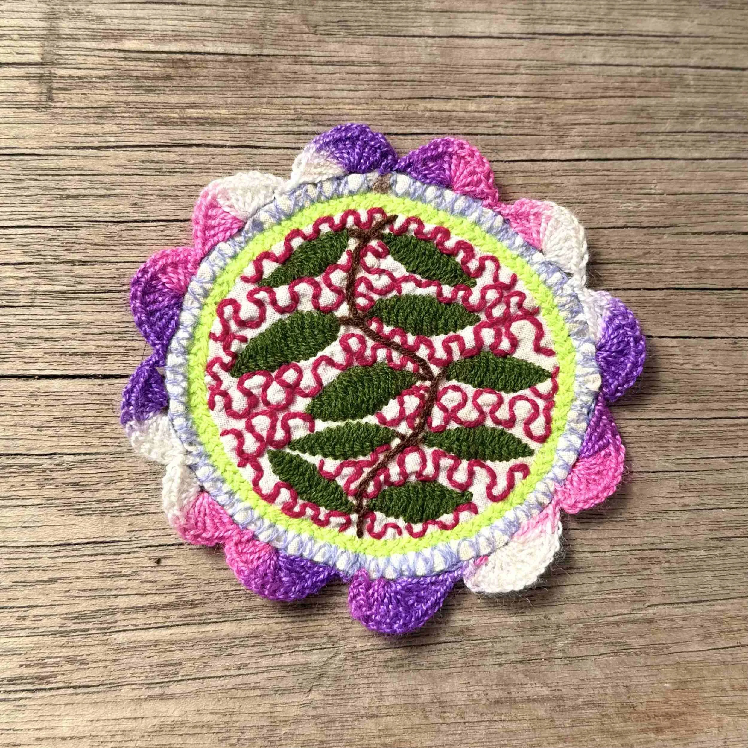 #3 Handmade shipibo-conibo mini altar cloth
