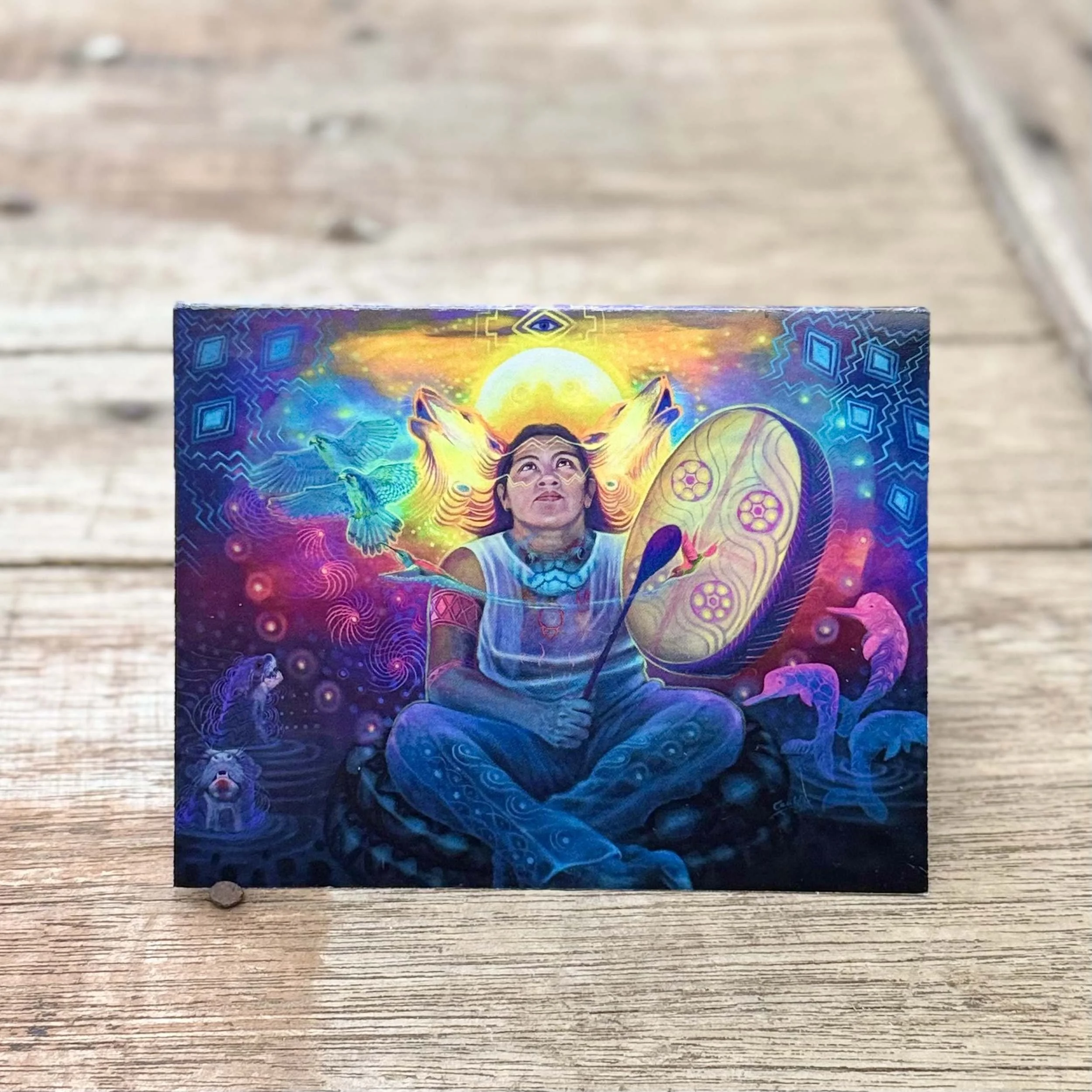 Shaman Drummer Card