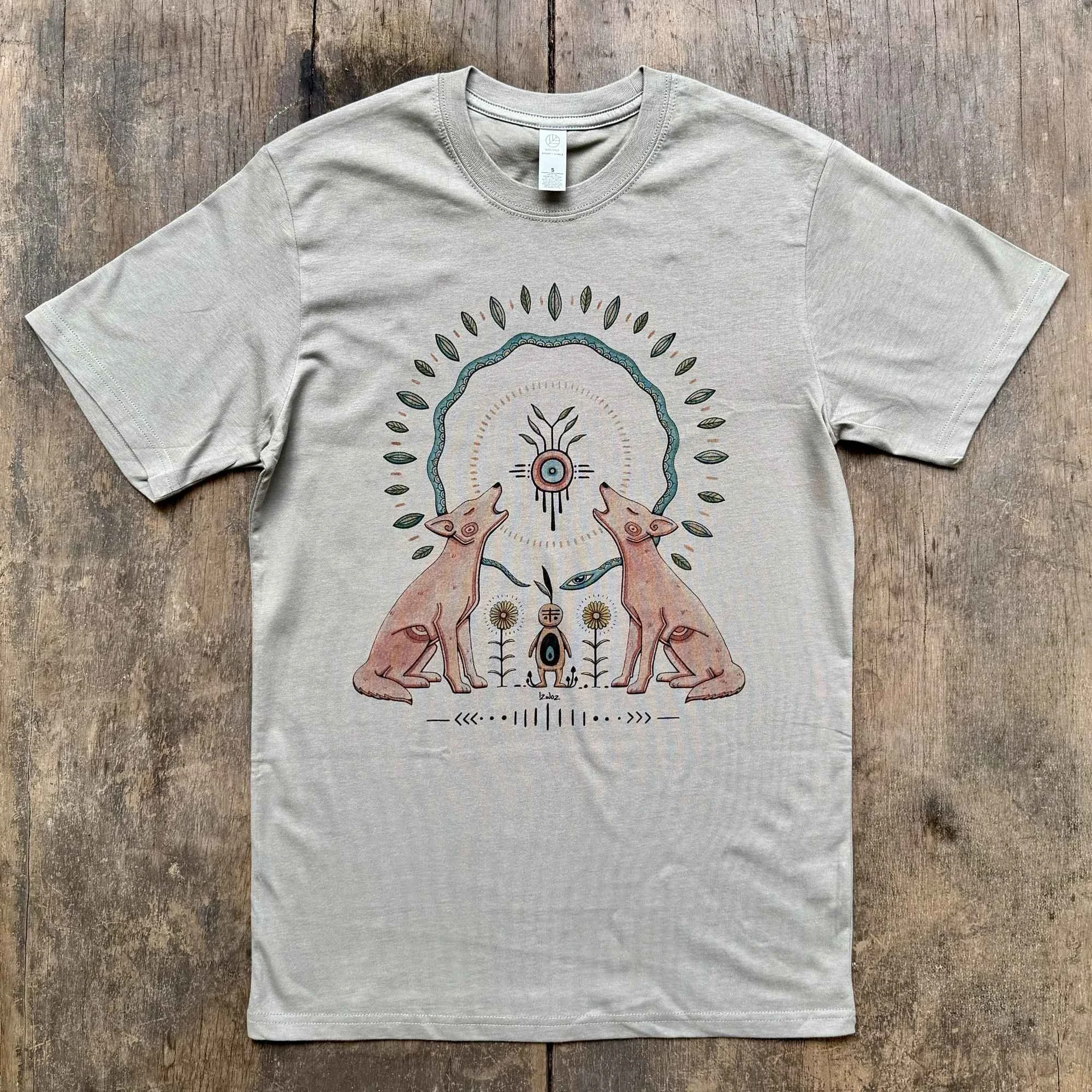 Wild Wisdom Organic T-Shirt Eucalyptus