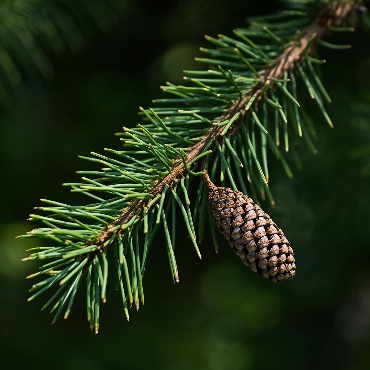 i need an image of pine scotch that shows leaves and cone, non symmetricl.jpg