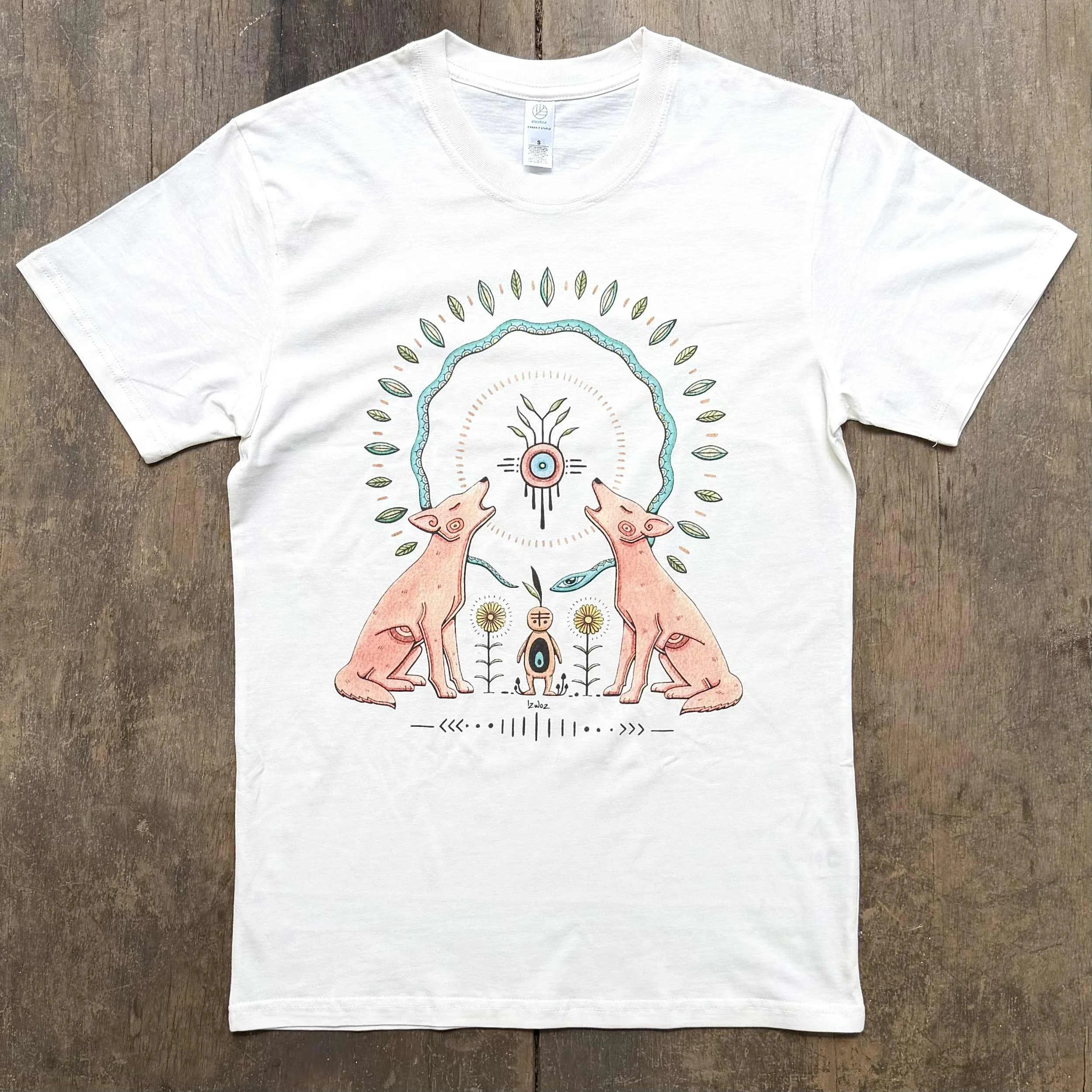 Wild Wisdom Organic T-Shirt Natural