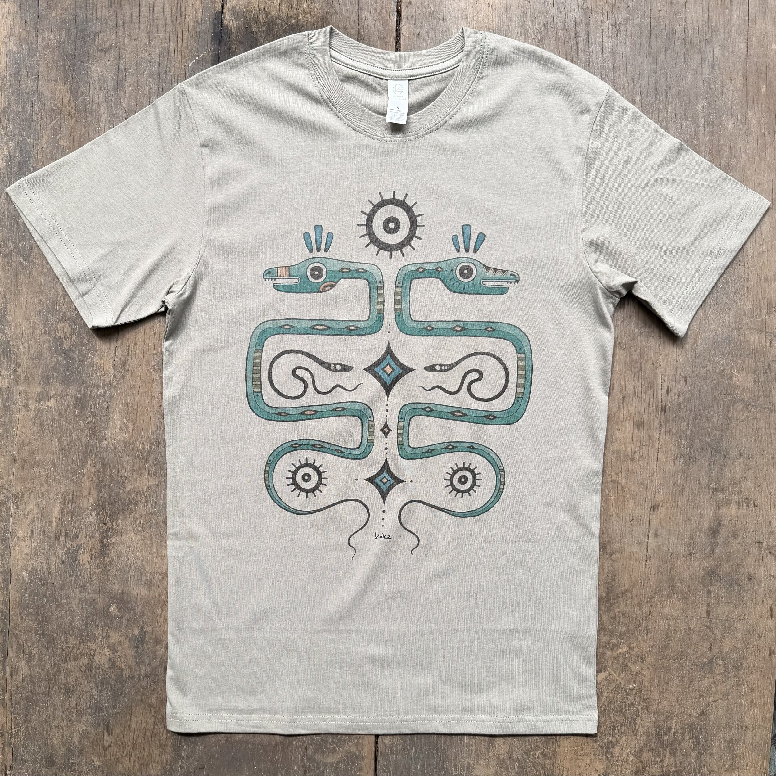 Ophidian Seers Organic T-Shirt Eucalyptus
