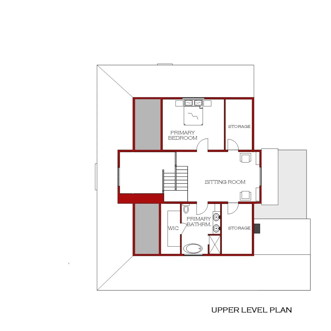 Tryon Farmhouse new upper plan