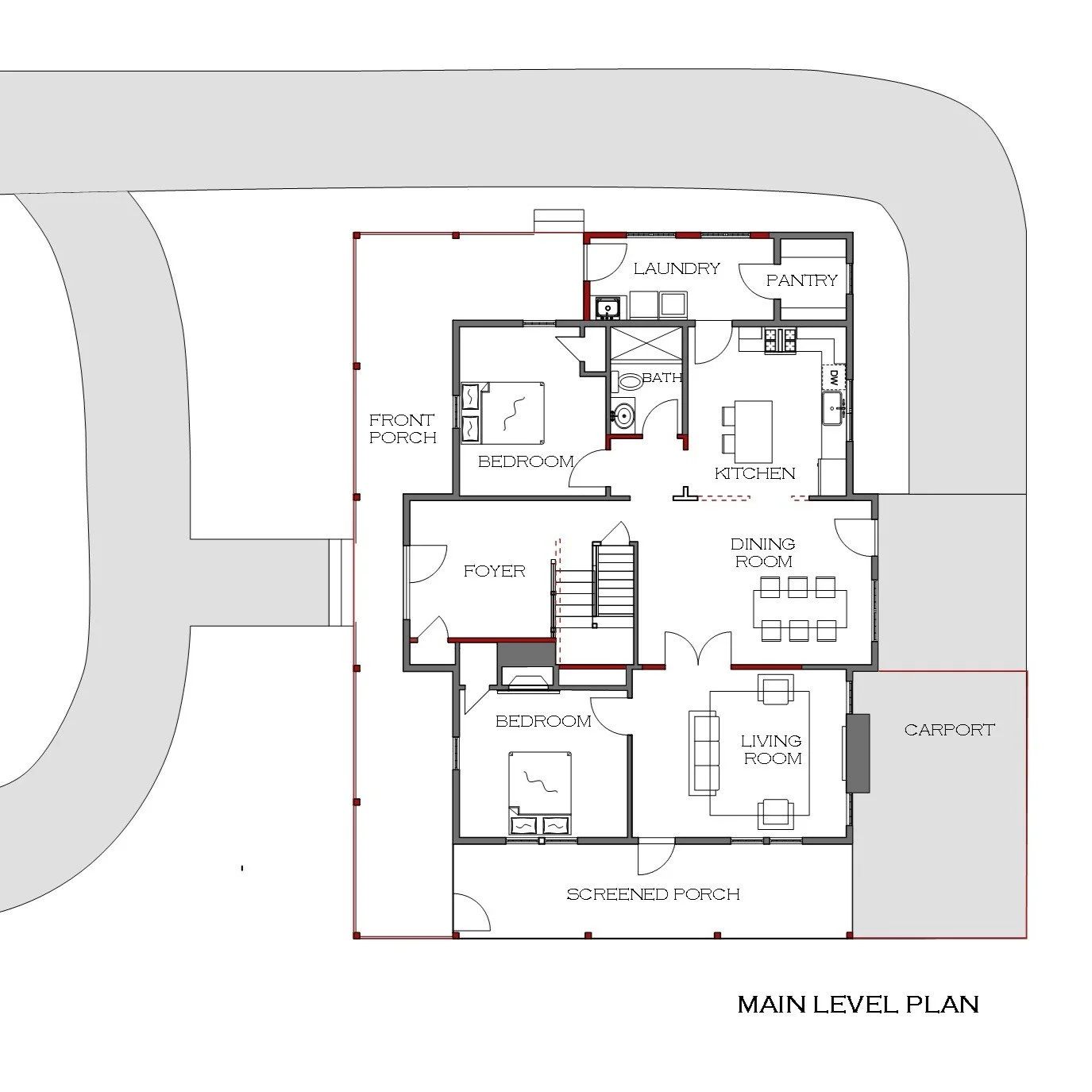 Tryon Farmhouse new main plan