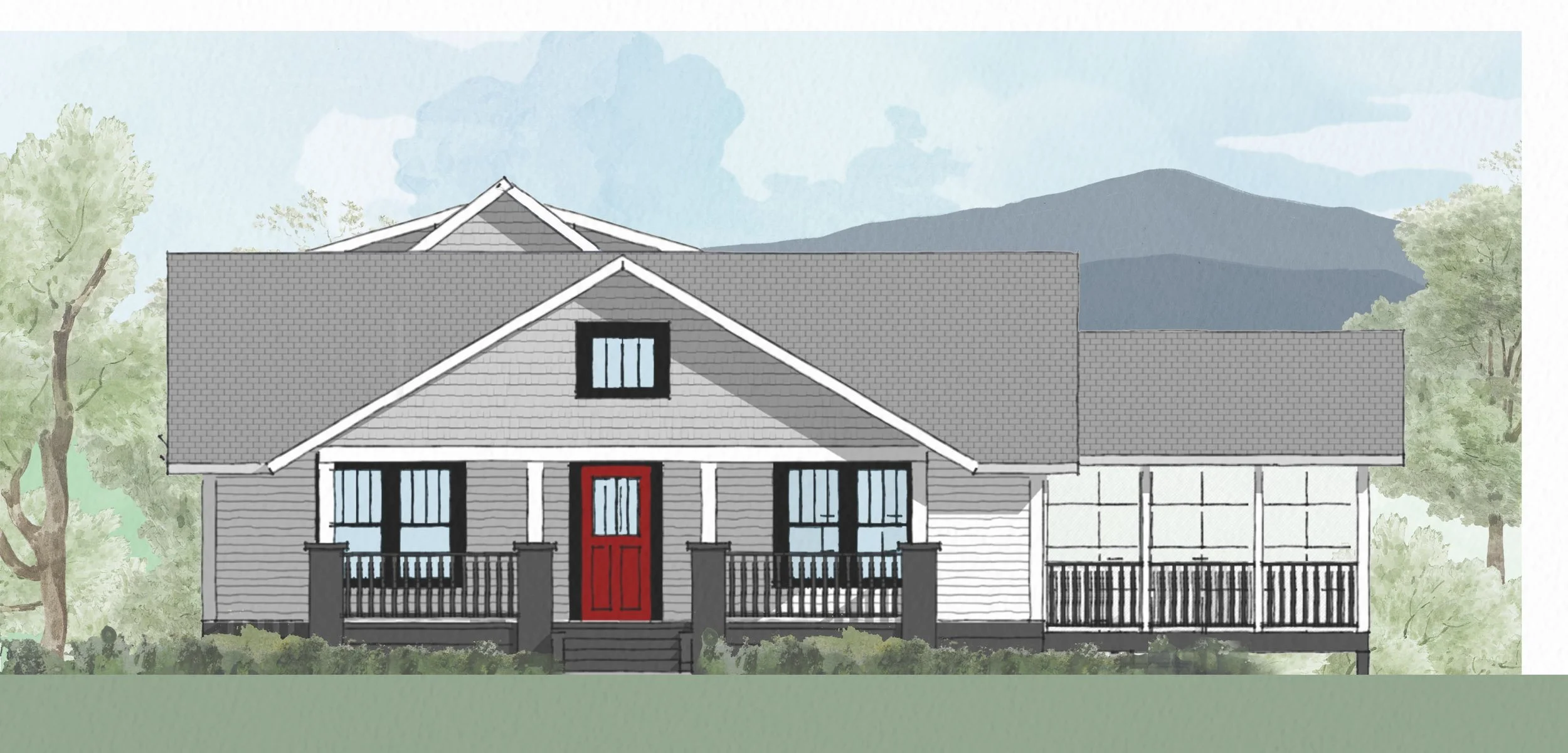 Bungalow 2 renovation front elevation