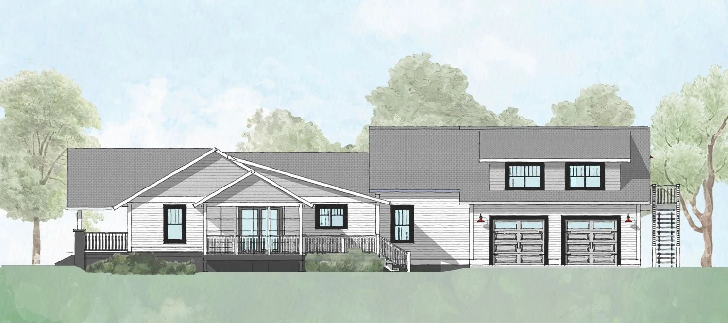 Bungalow 2 renovation side elevation