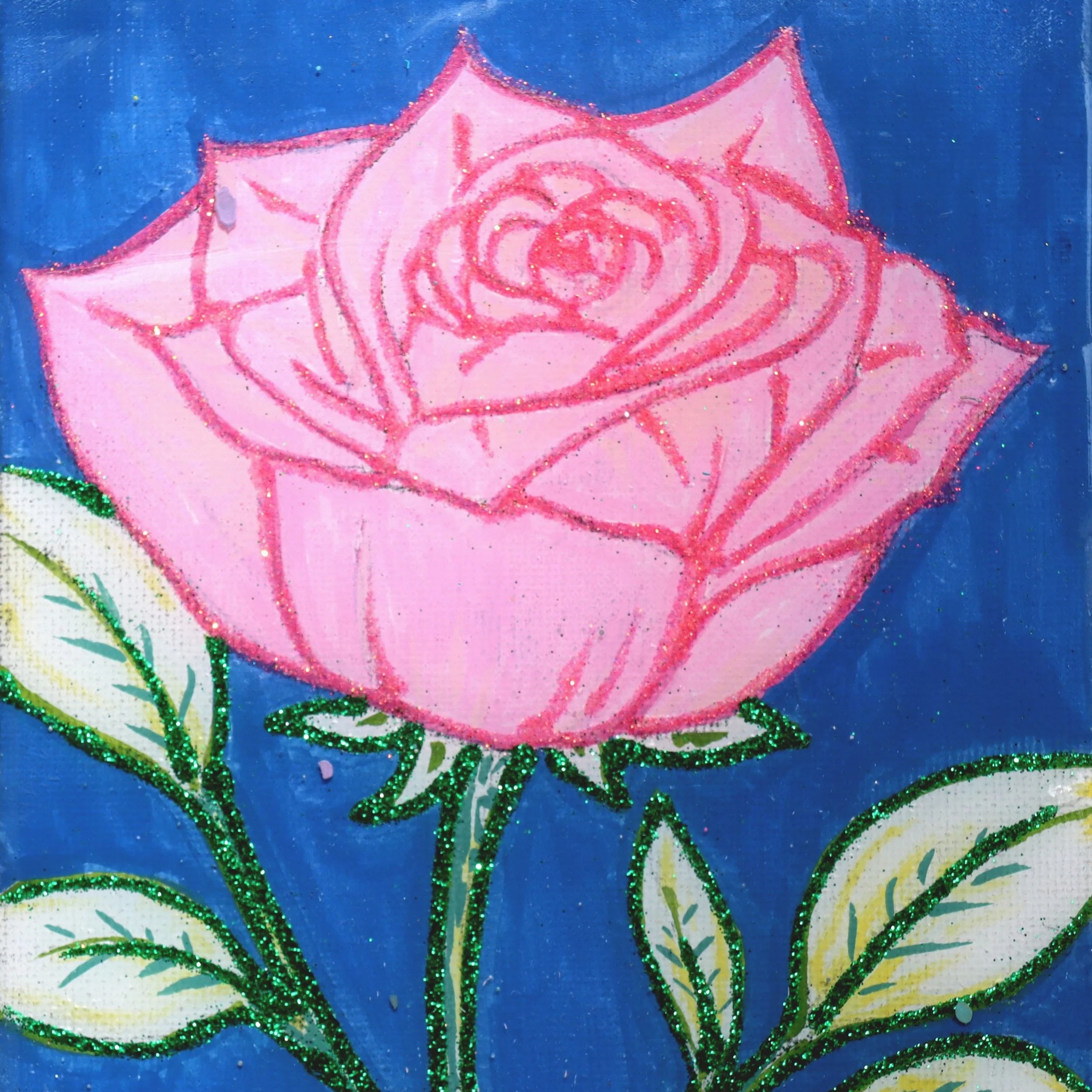 A soft pink rose symbolizing comfort, kindness, and gentle hope, created to uplift children in medical settings in collaboration with Art2Hearts Foundation.