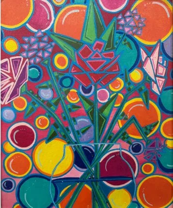 Starburst Symphony | 16x20 Acrylic on Canvas