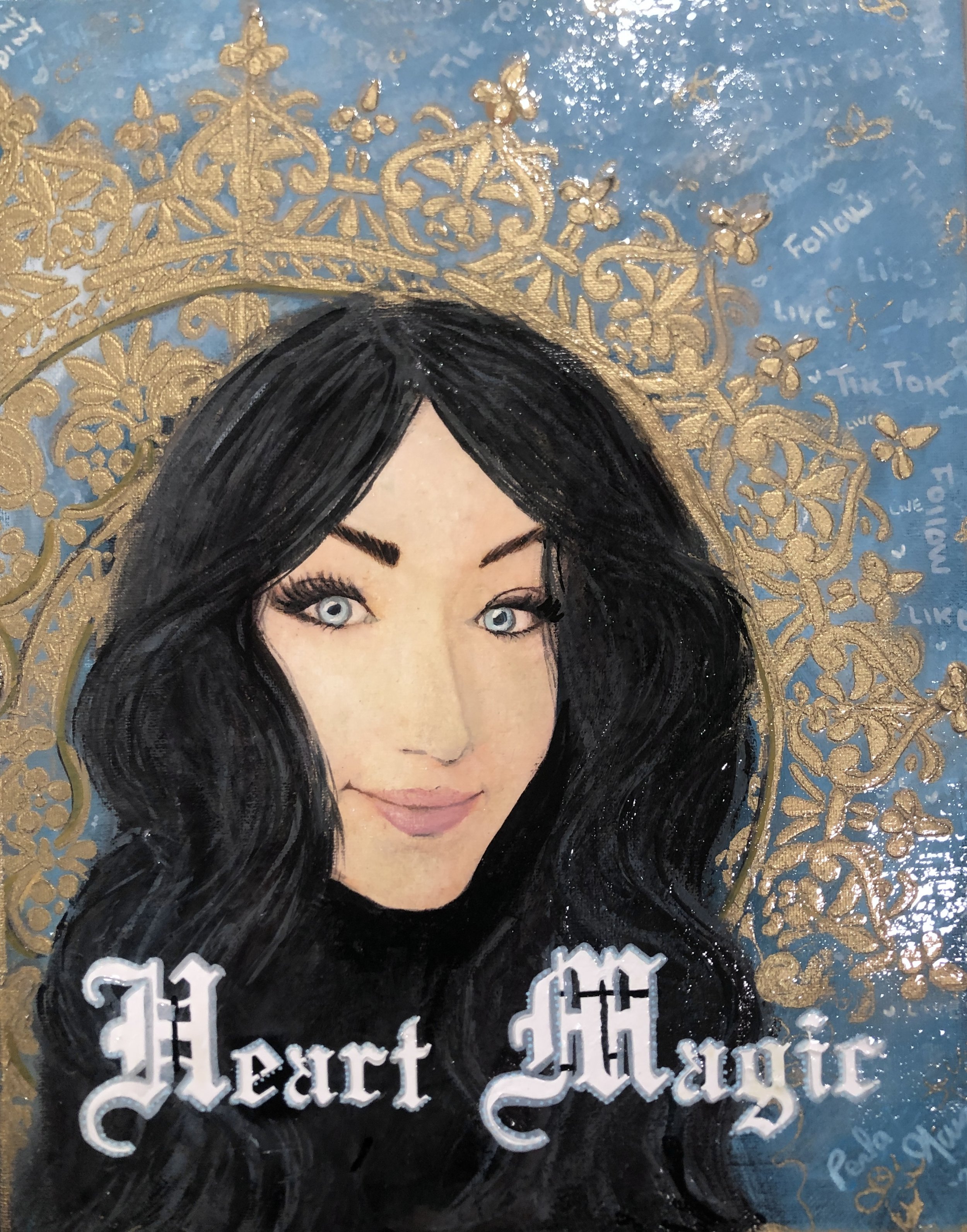 Heart Magic 2025 | Acrylic on canvas 8x10