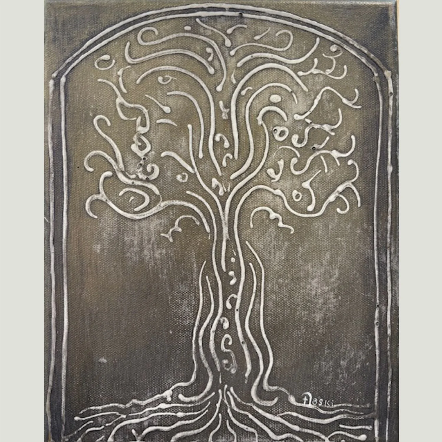 Tree of Life II | 8x10 Mixed Media Acrylic on Canvas