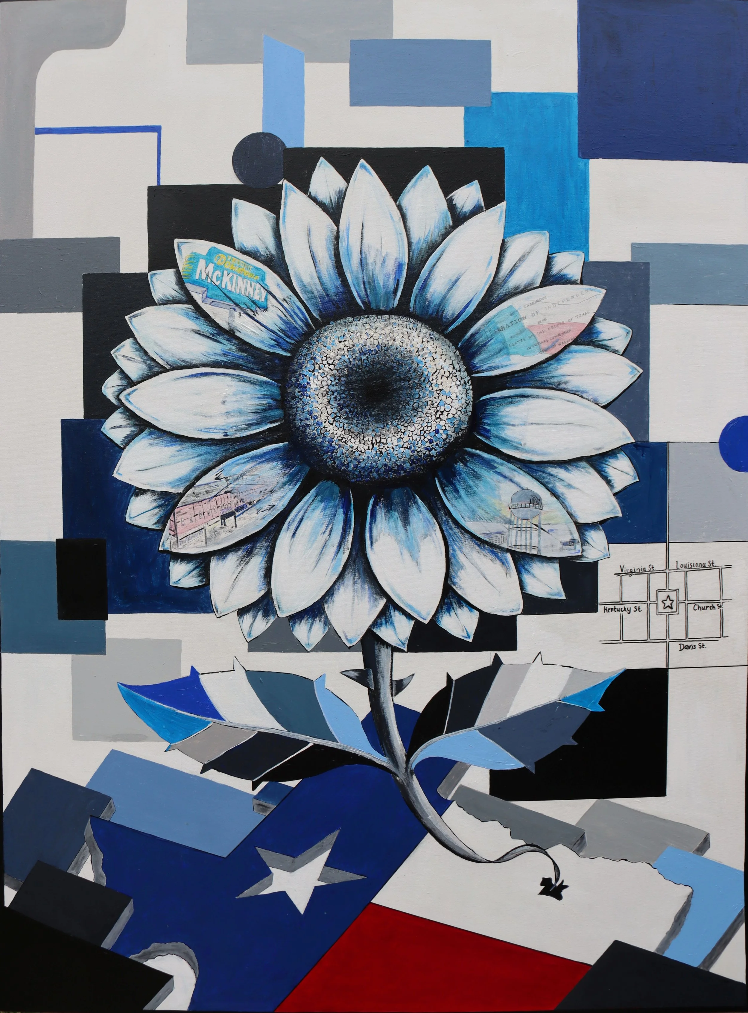 The Blooming Dale of Texas | 36x48 Acrylic on Canvas